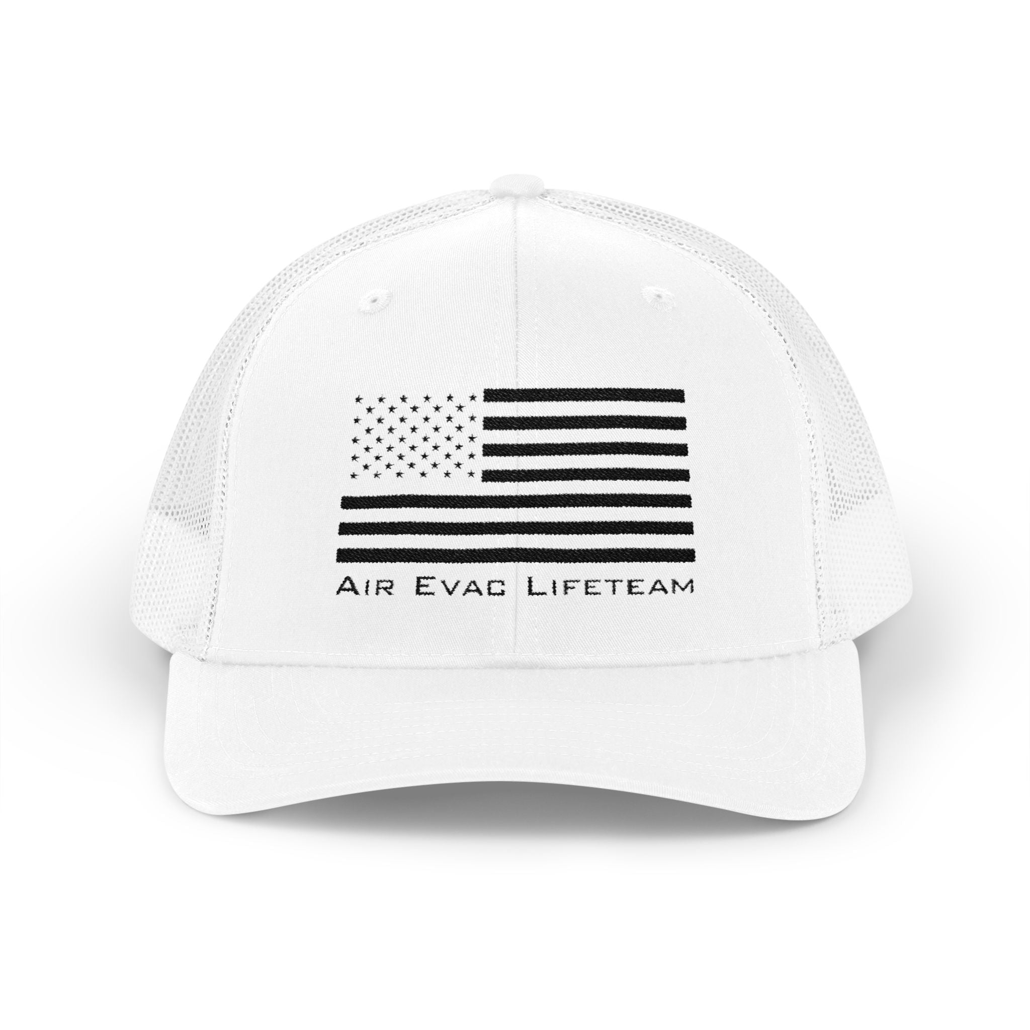 Air Evac Lifeteam Patriotic Embroidered Trucker Hat