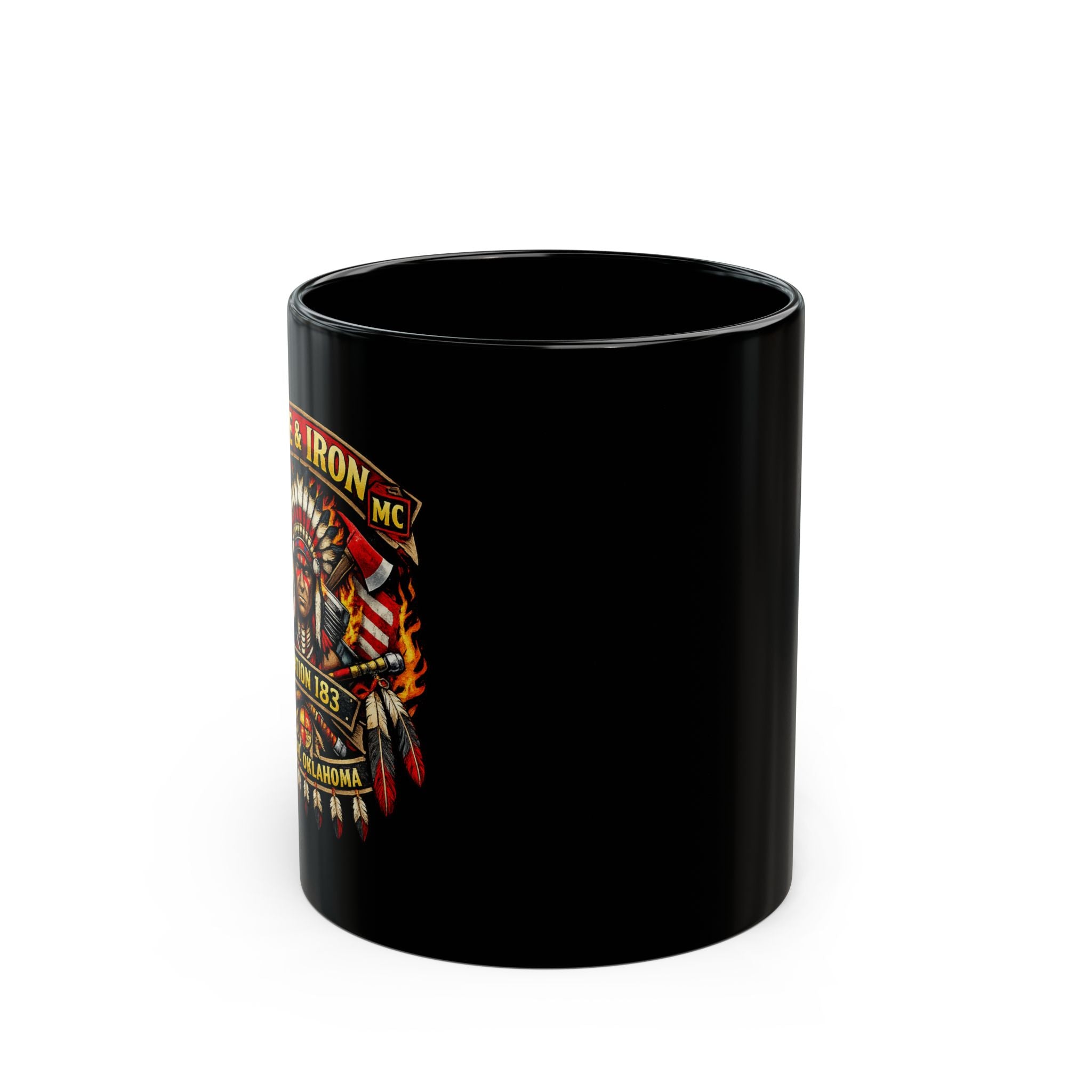 Fire & Iron Motorcycle Club Coffee Cup