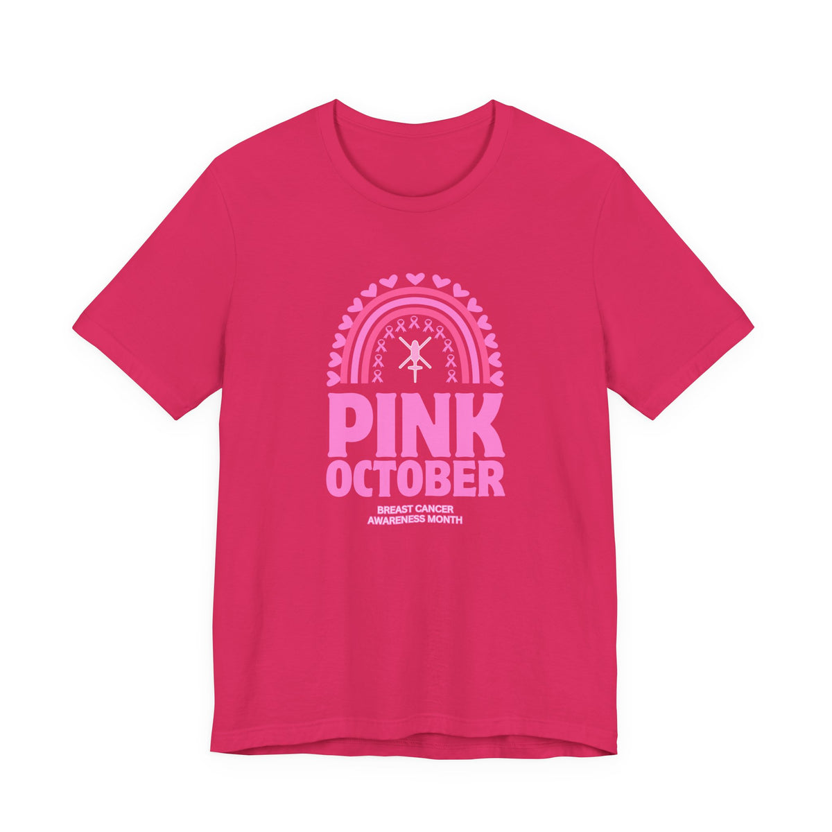 October Breast Cancer Awareness Jersey Tee
