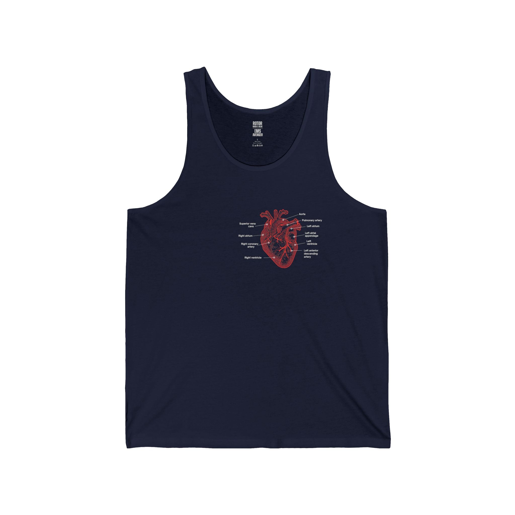 Anatomical Heart Unisex Tank