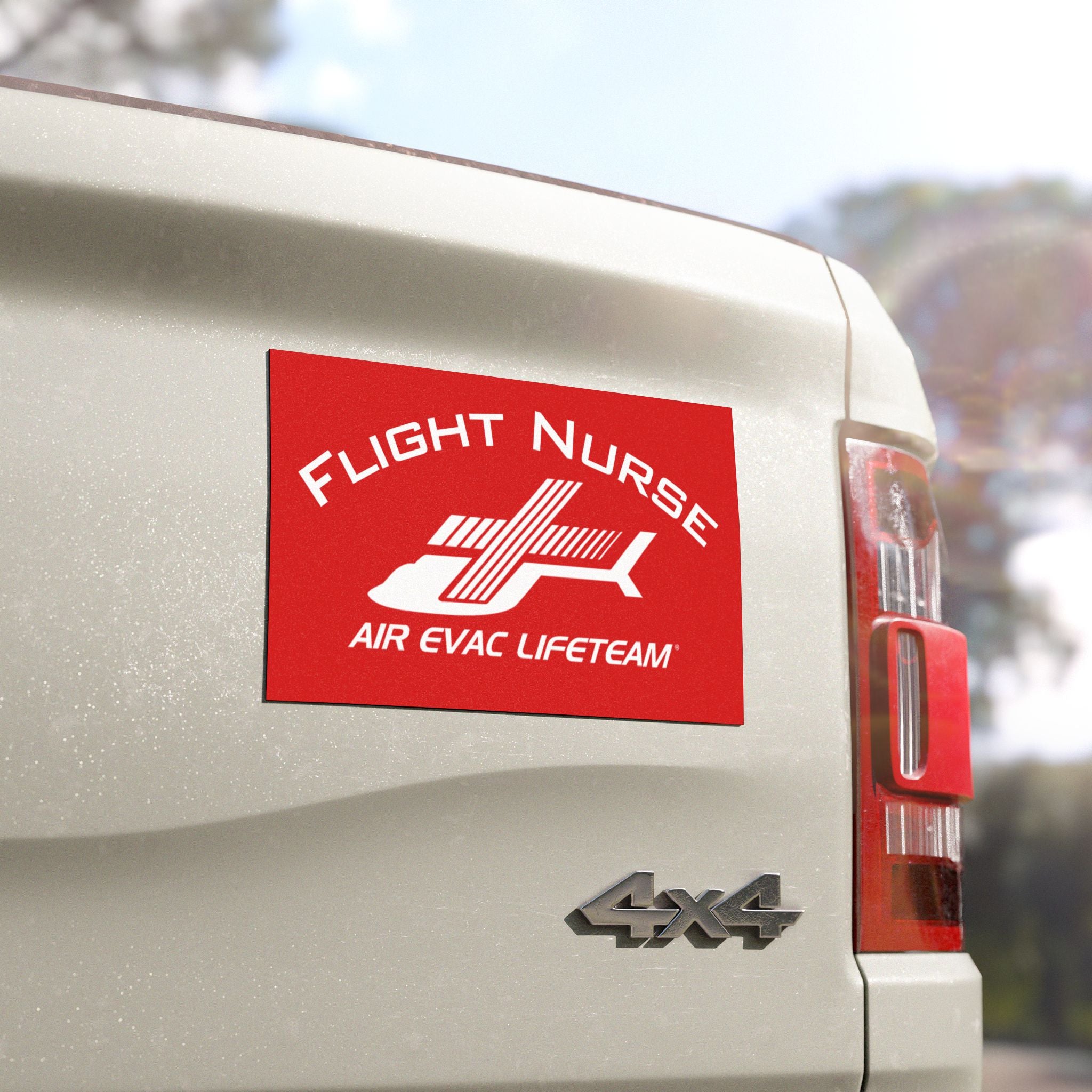 Red "Flight Nurse" Air Evac Lifeteam Magnet