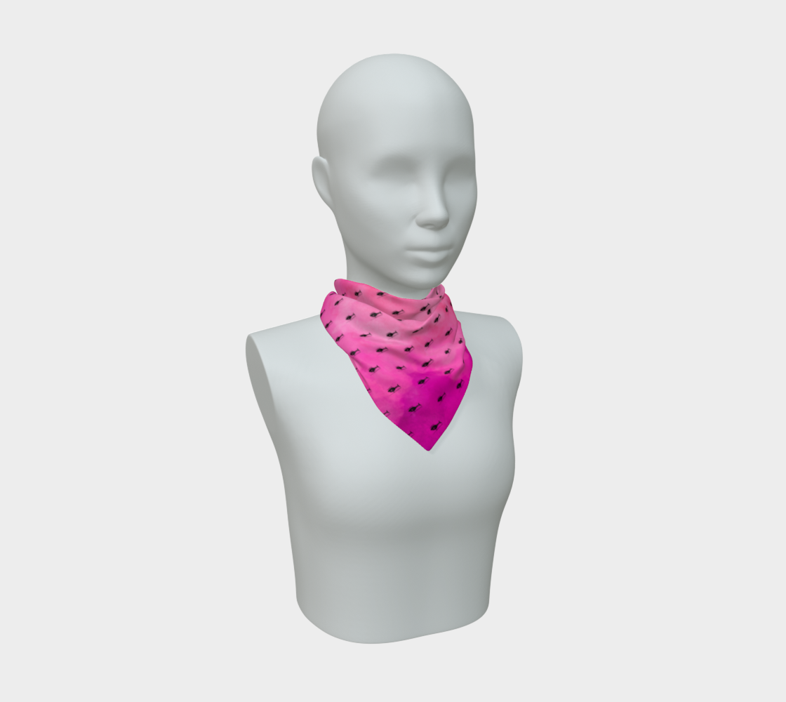 Pink Helicopter Bandana