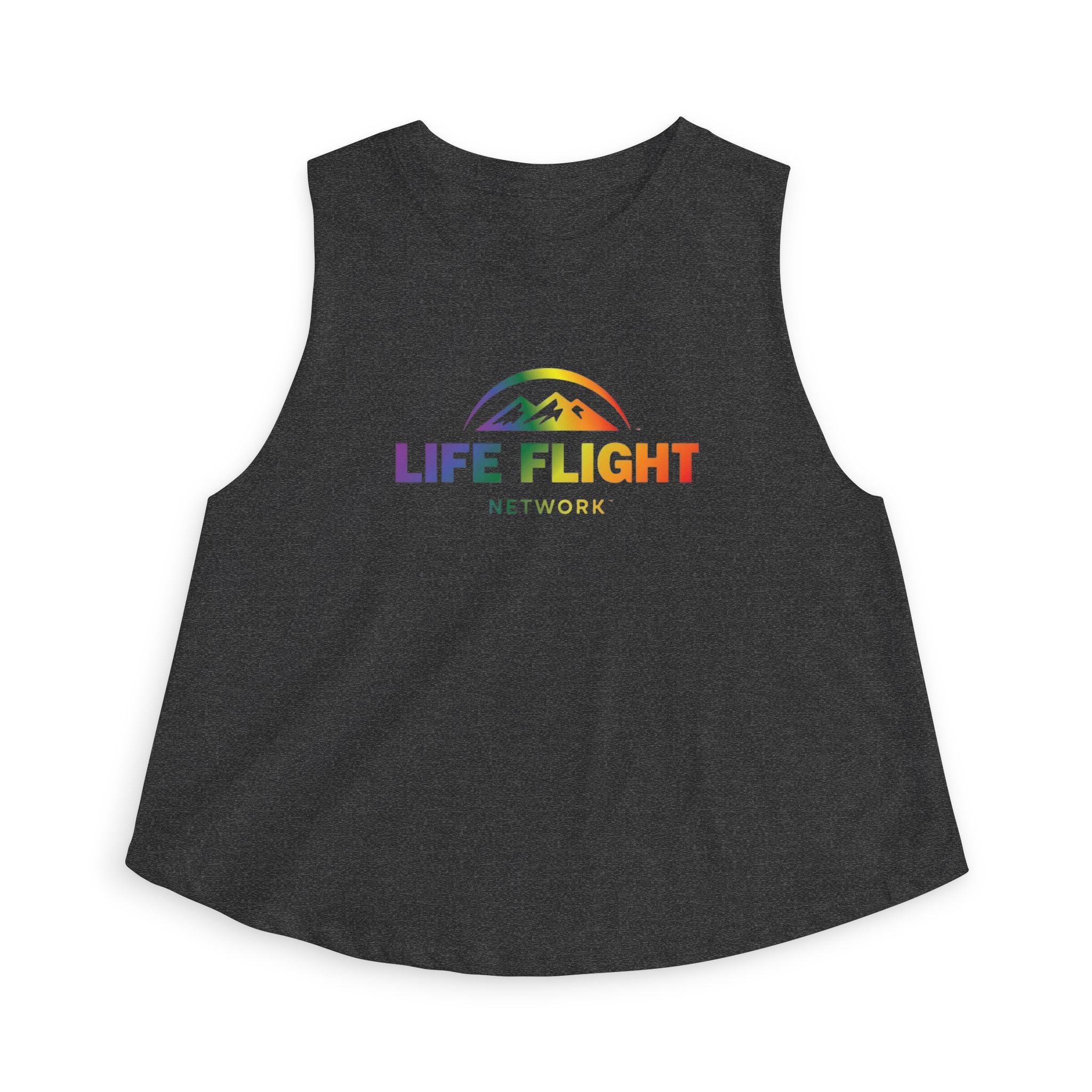 Rainbow Life Flight Lifeteam Women's Crop Tank