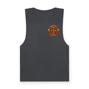 Fire & Iron MC Tank Top — 'Station 183 Central Oklahoma' Firefighter Graphic Muscle Tee