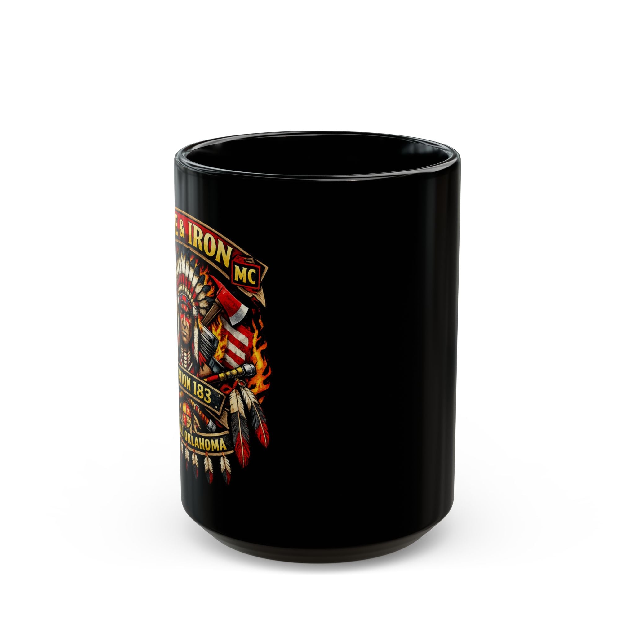 Fire & Iron Motorcycle Club Coffee Cup