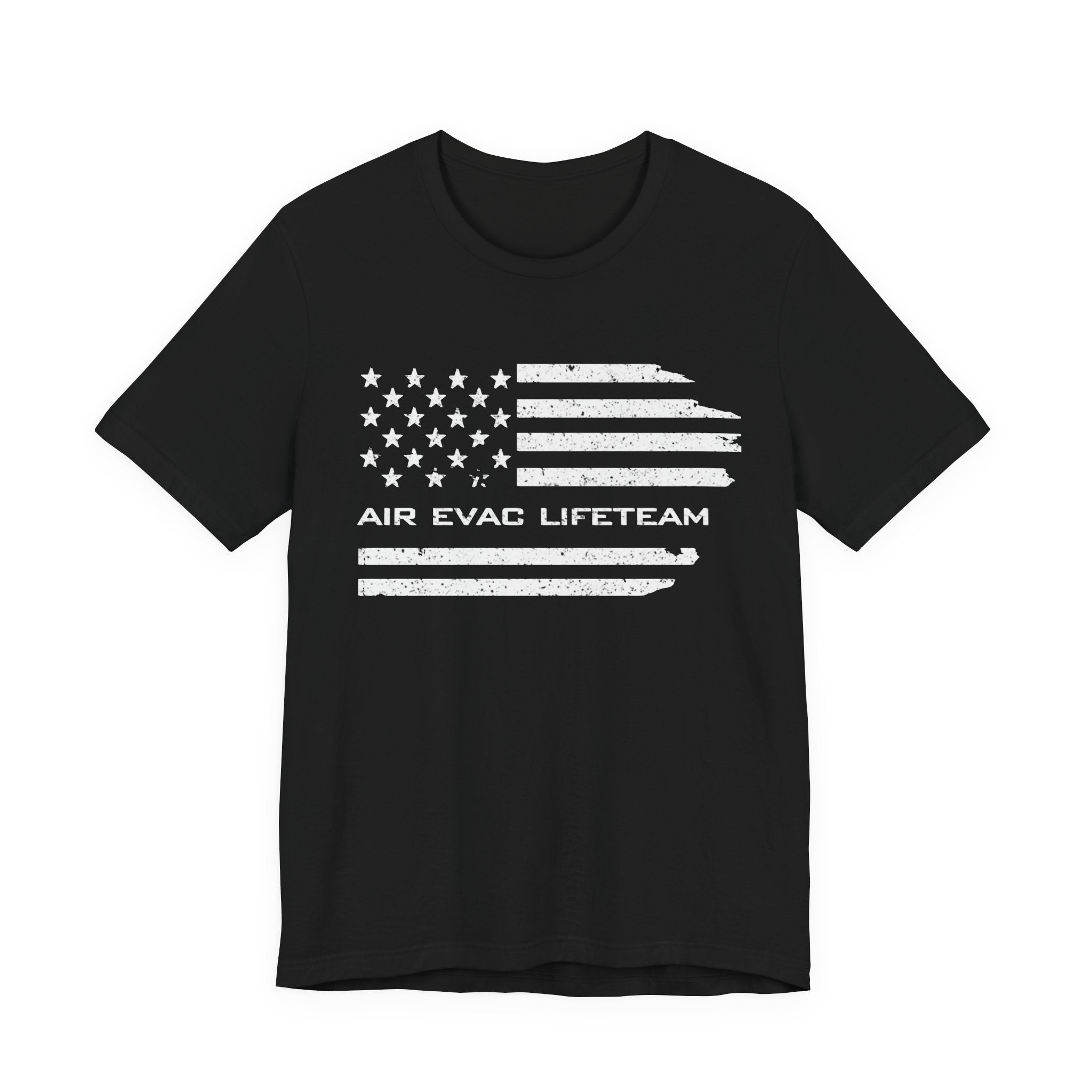 Air Evac Lifeteam Distressed Flag Jersey Tee