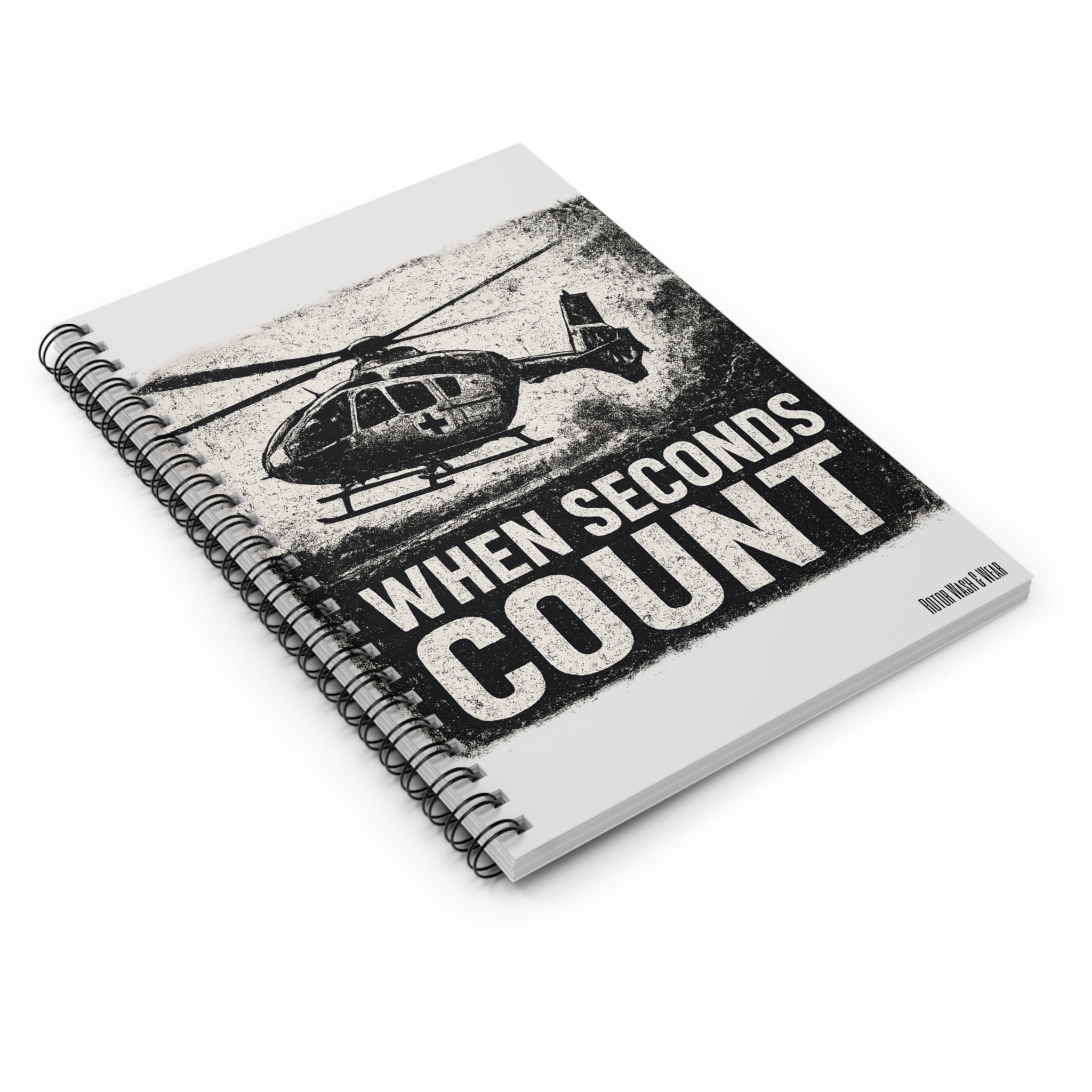 "When Seconds Count" Medical Helicopter Pocket Notebook