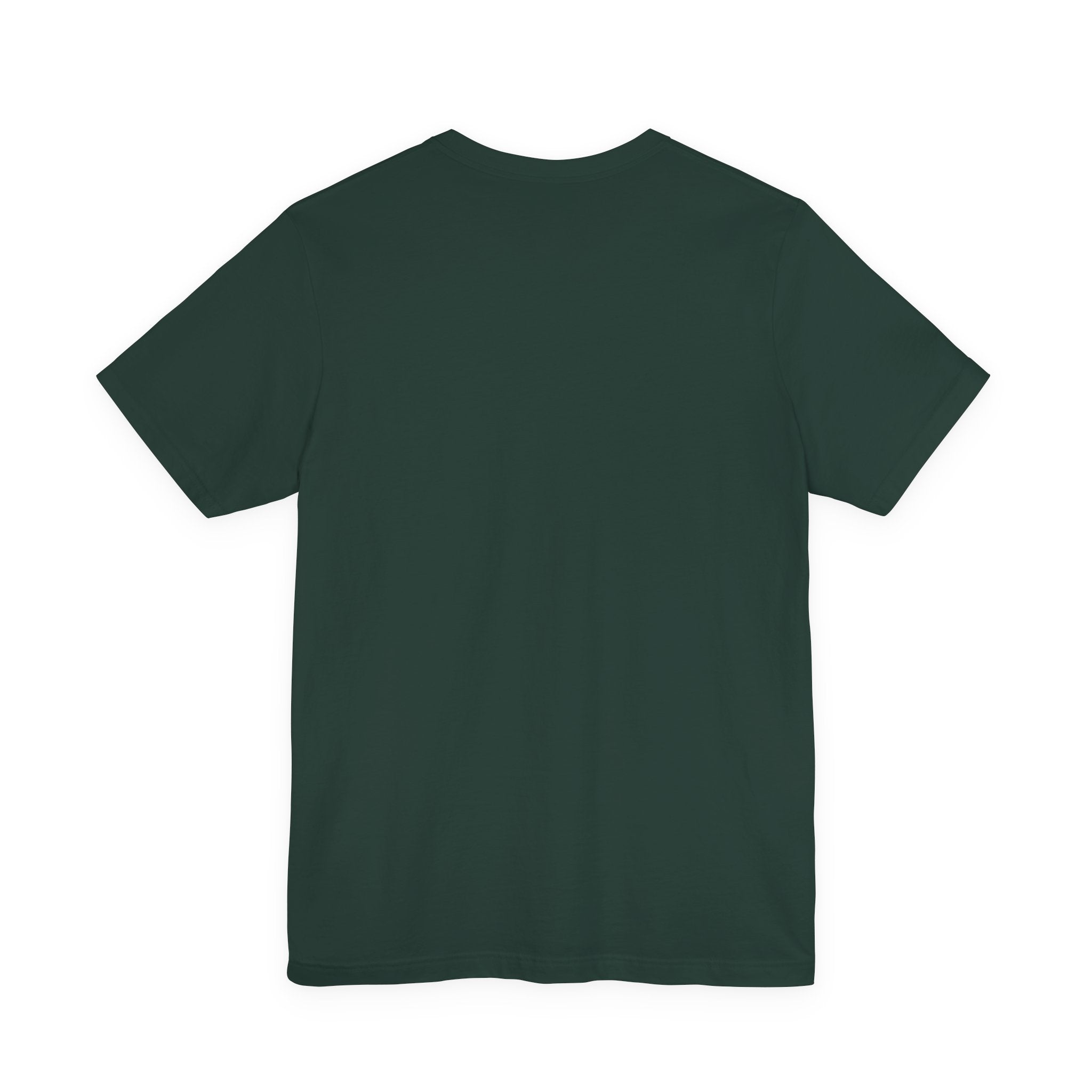 Green t-shirt on a white background