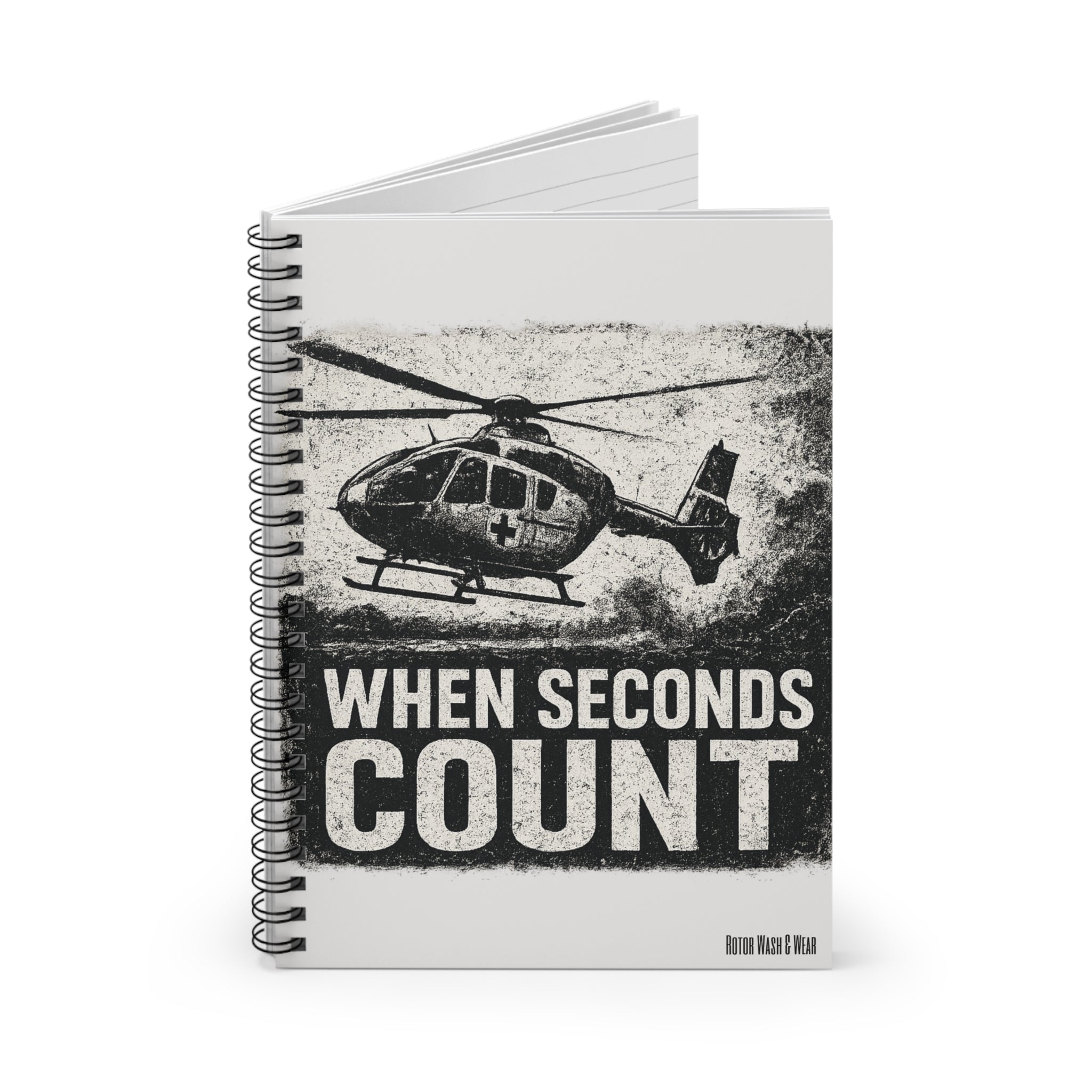 "When Seconds Count" Medical Helicopter Pocket Notebook