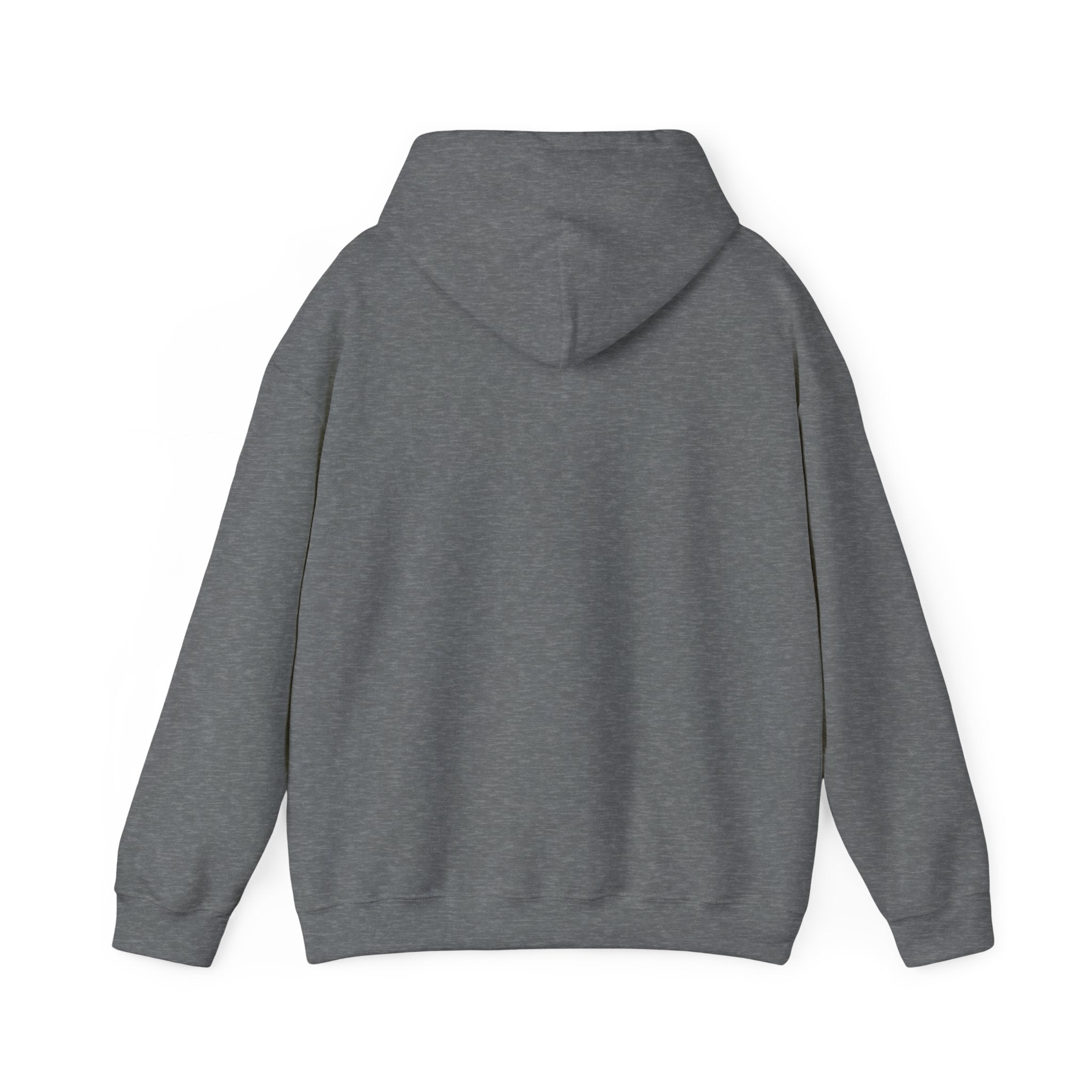 Gray hoodie on a white background