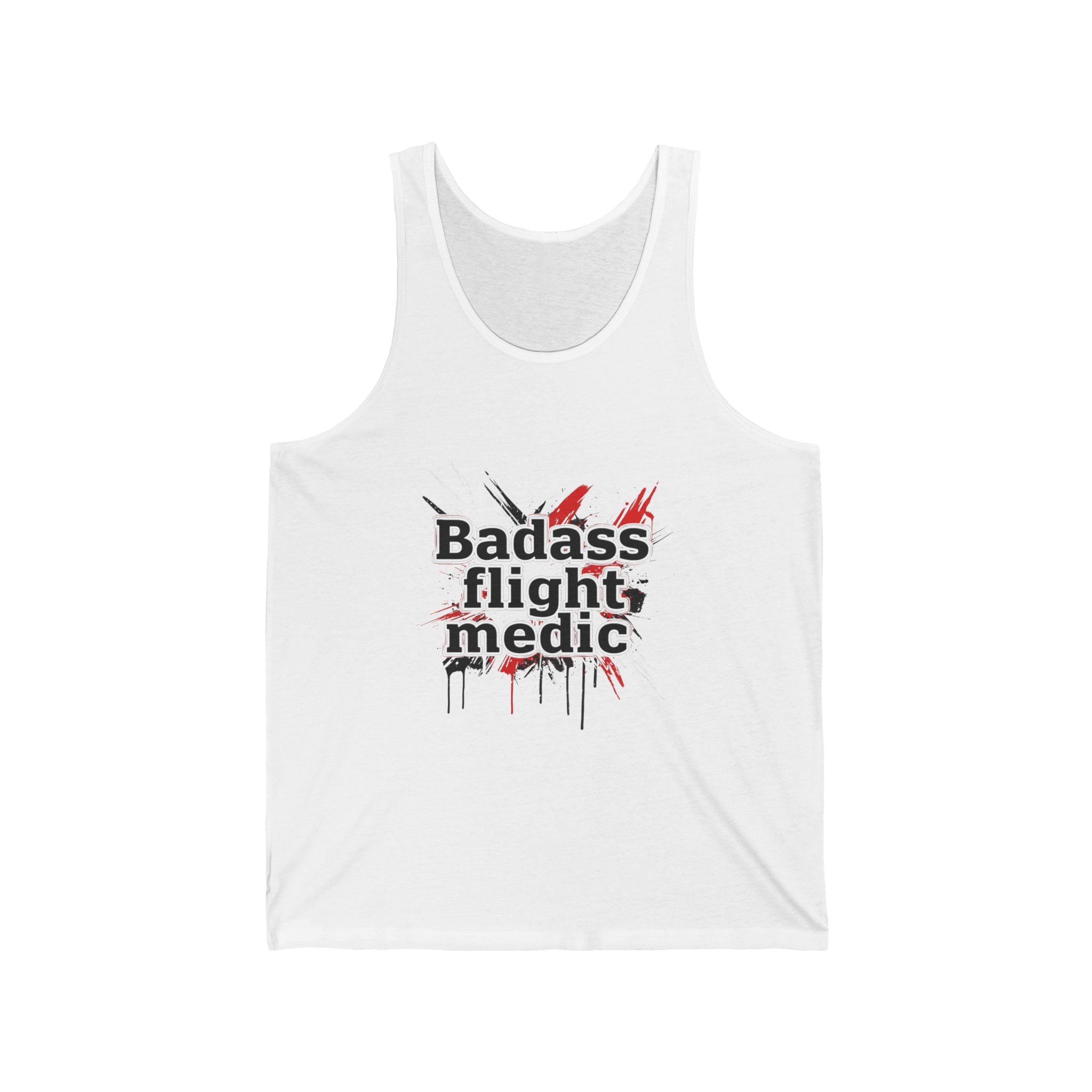 Red Badass Flight Medic Grafitti Tank