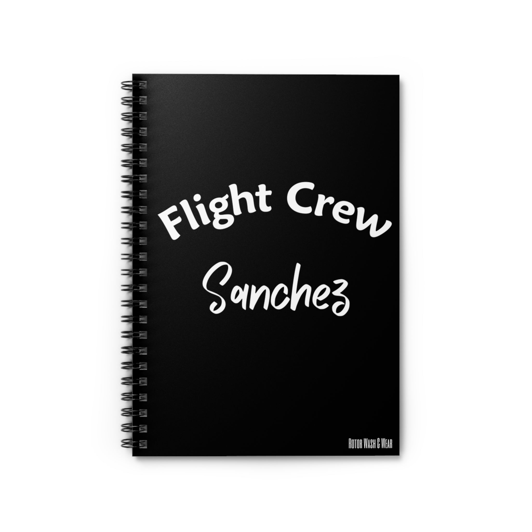 Custom "Flight Crew" Pocket Spiral Notebook