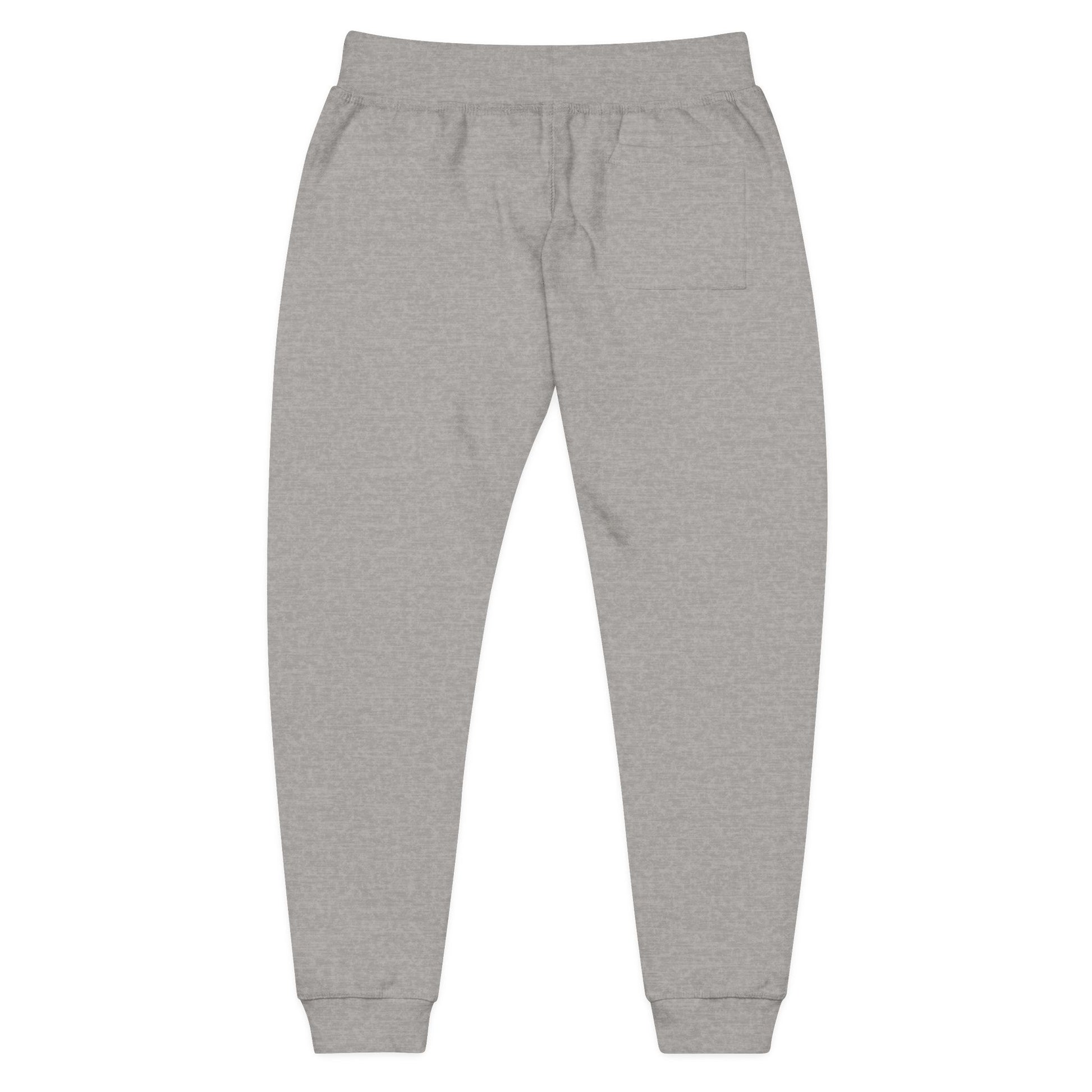 Gray sweatpants on a white background