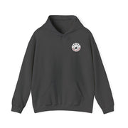 Gray hoodie with a Rotor Wash & Wear logo on the chest against a white background