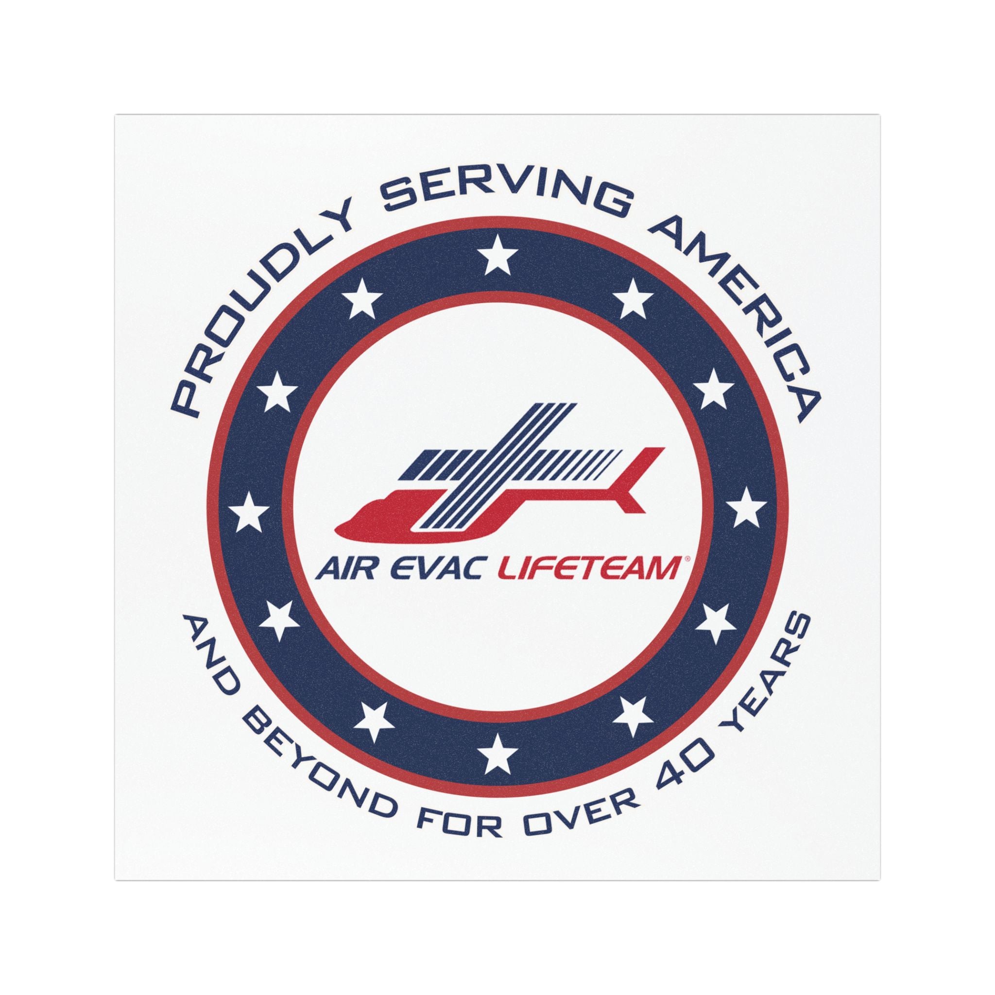 Patriotic Air Evac Lifeteam Magnet