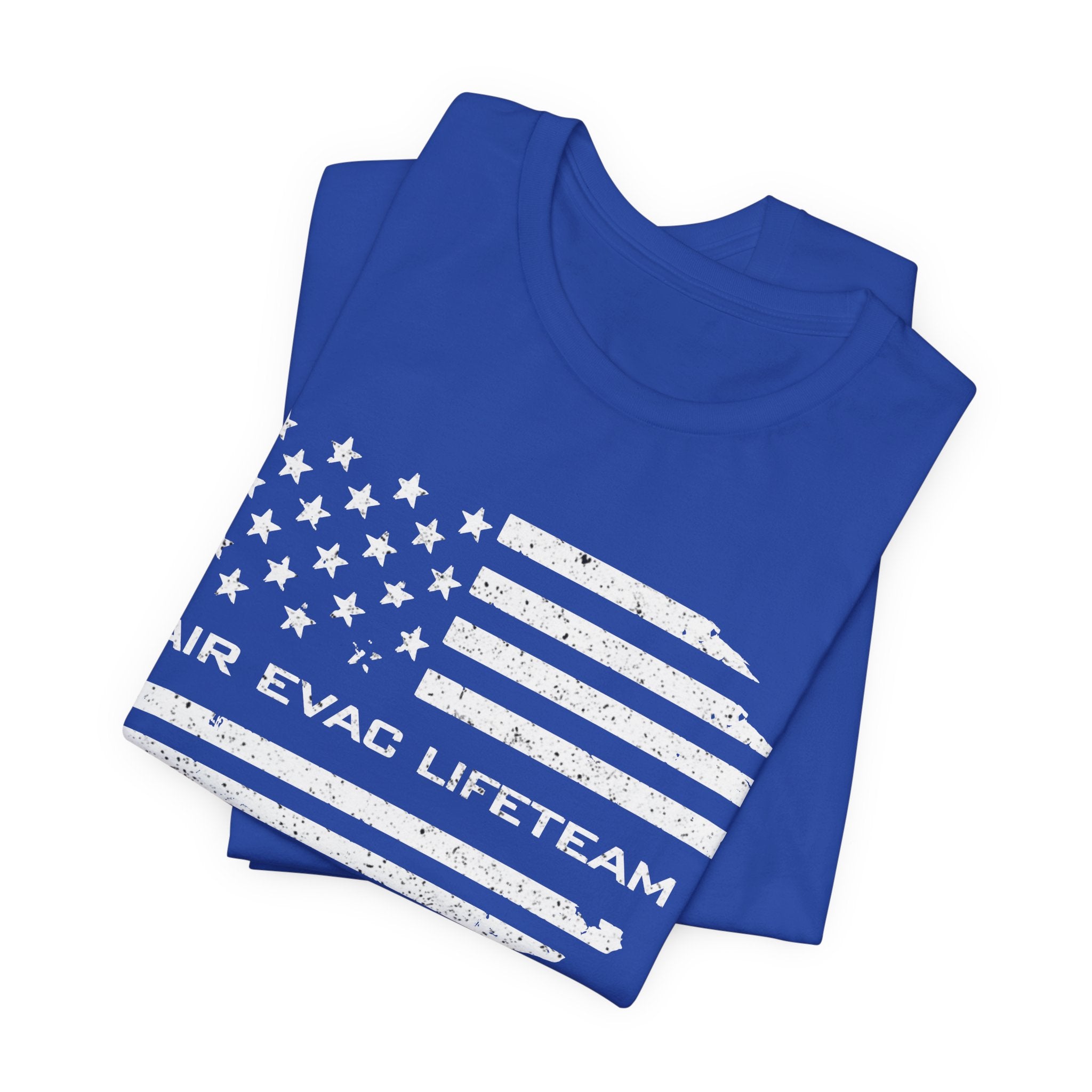 Air Evac Lifeteam Distressed Flag Jersey Tee
