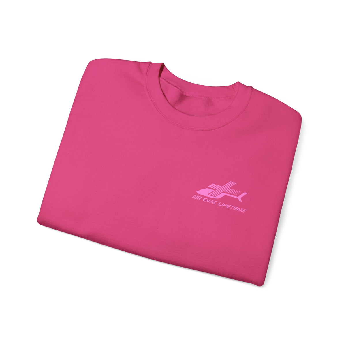 Hot Pink Air Evac Breast Cancer Awareness Crewneck Sweatshirt