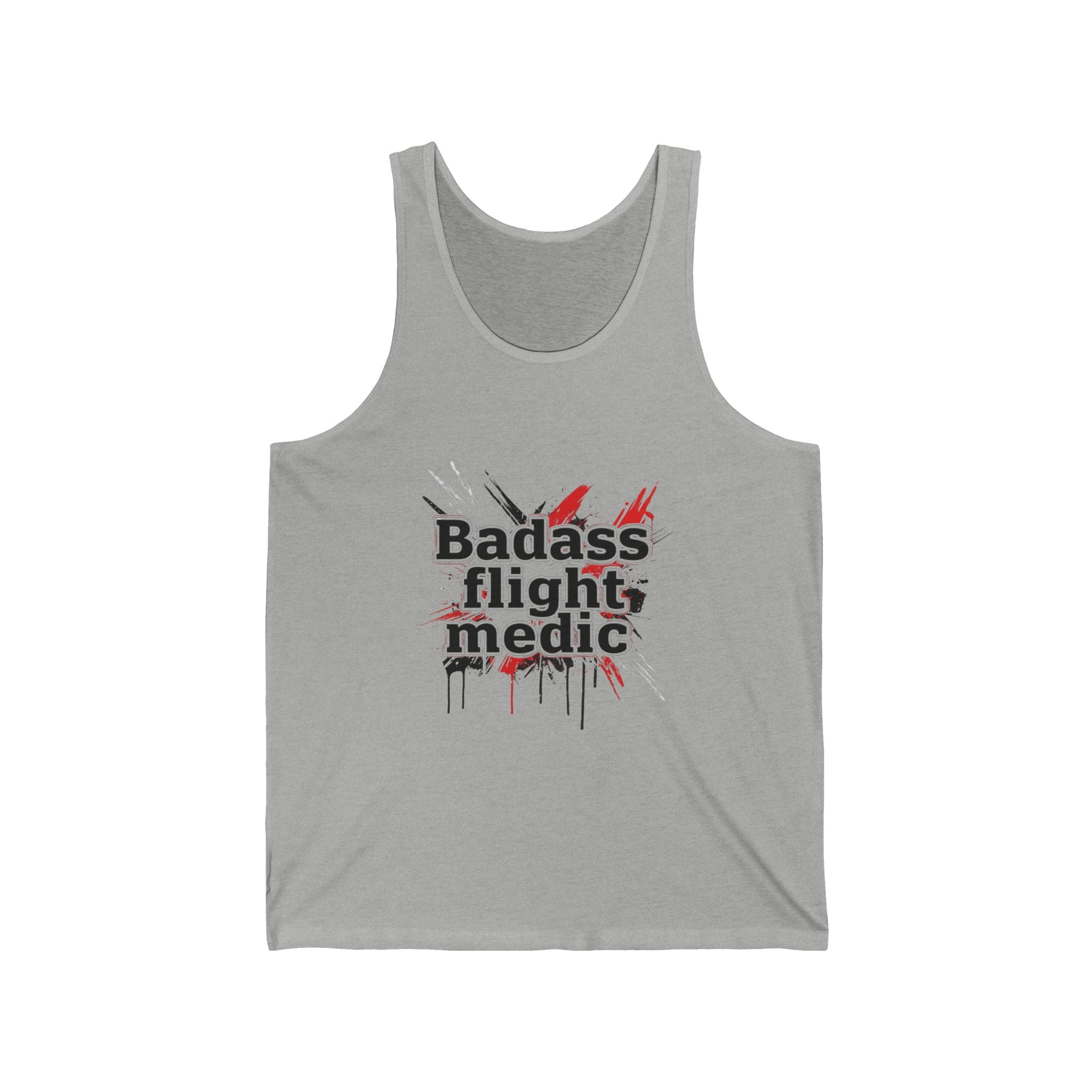 Red Badass Flight Medic Grafitti Tank