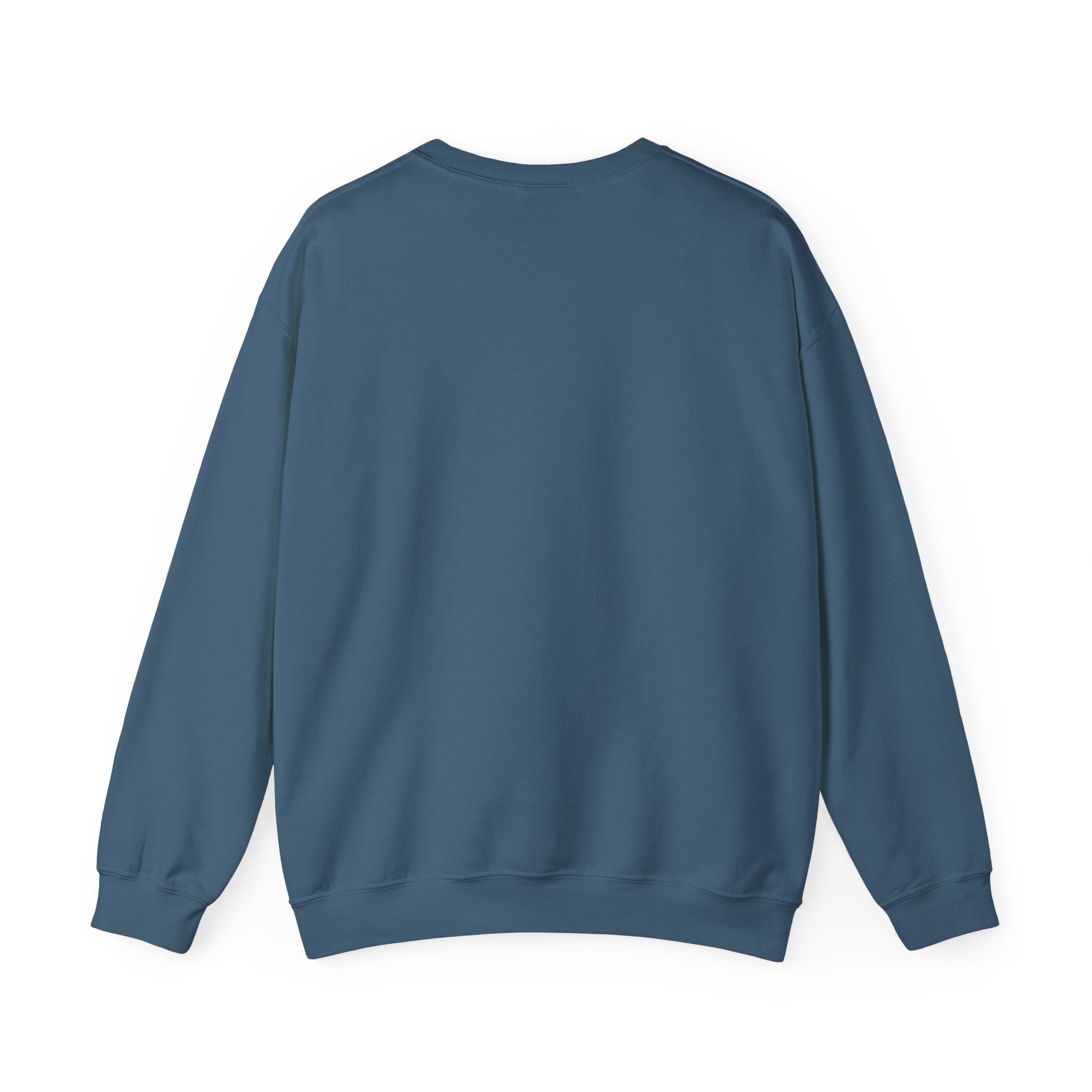 Blue sweatshirt on a white background