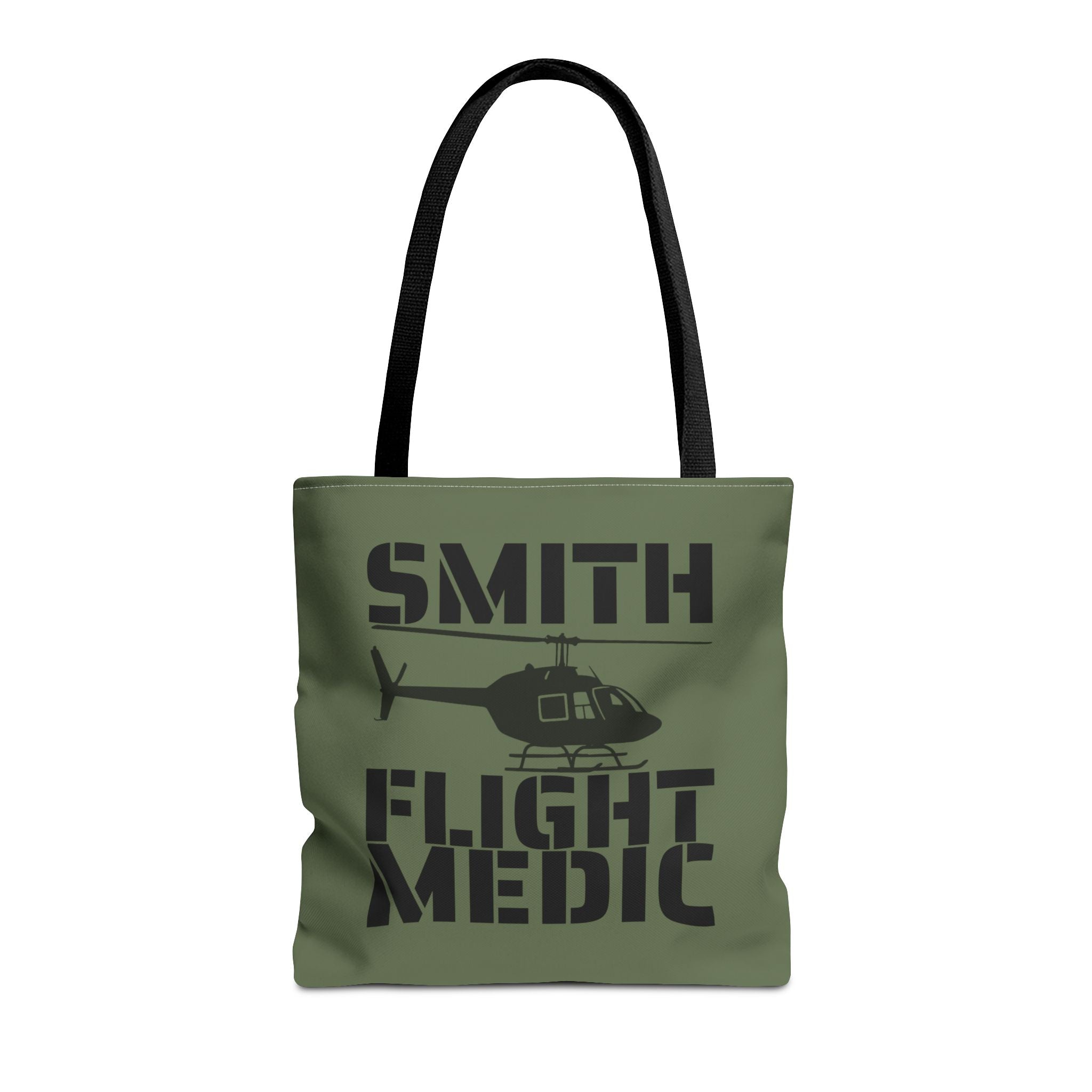 Custom Military Green Flight Medic Tote Bag