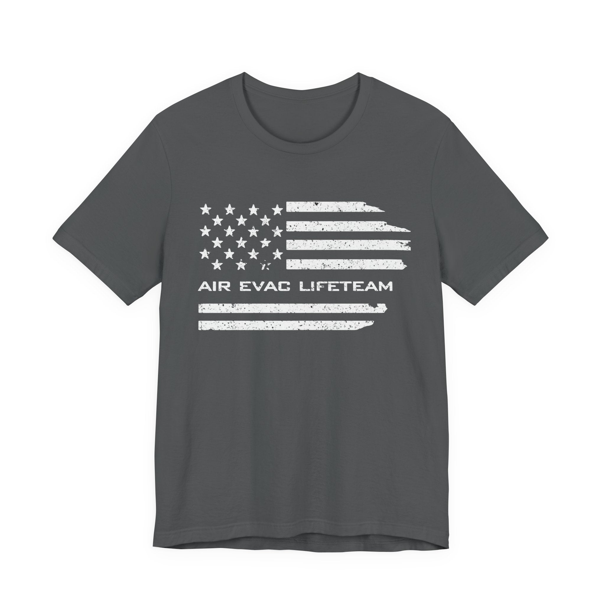 Air Evac Lifeteam Distressed Flag Jersey Tee