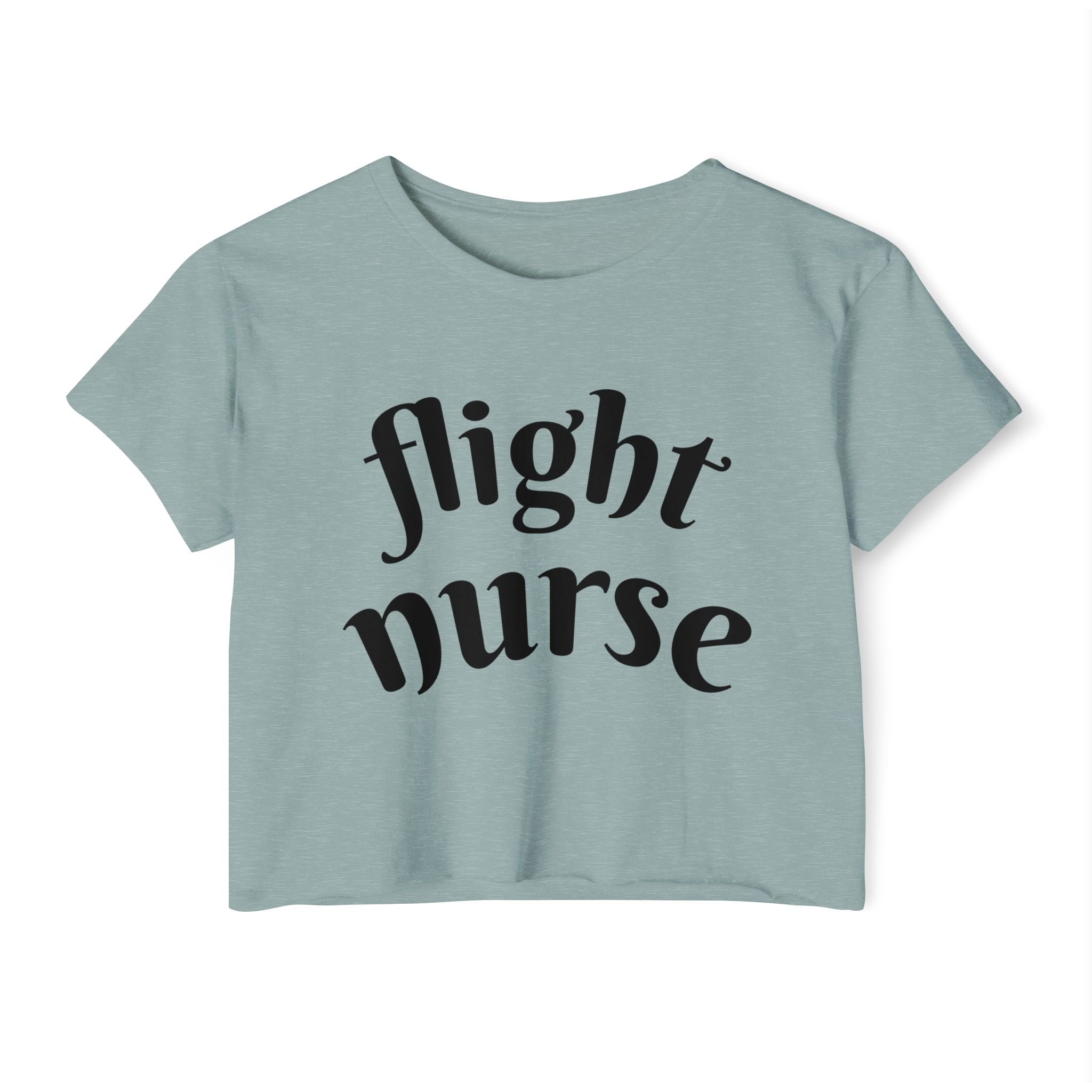 Flight Nurse Crop Top