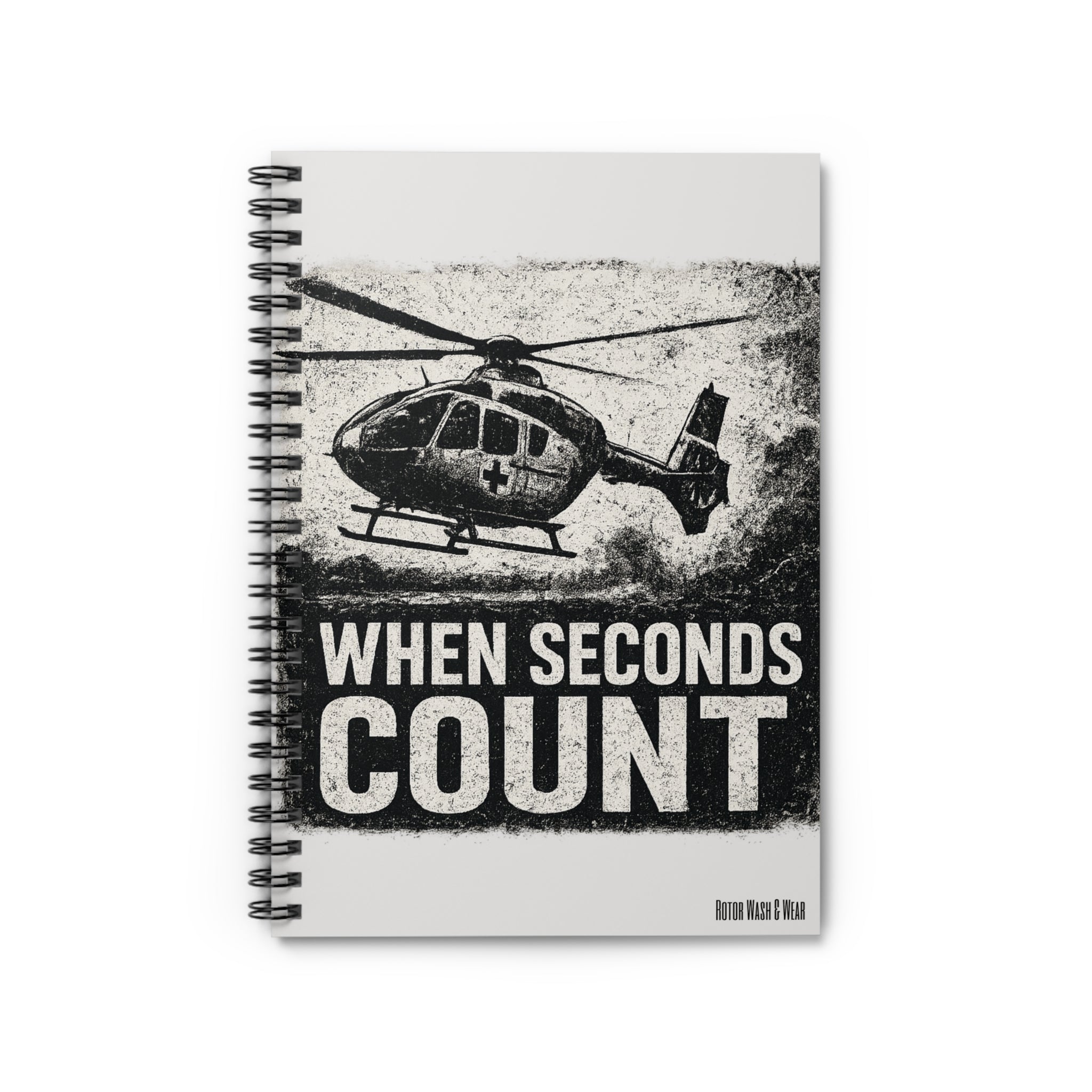 "When Seconds Count" Medical Helicopter Pocket Notebook