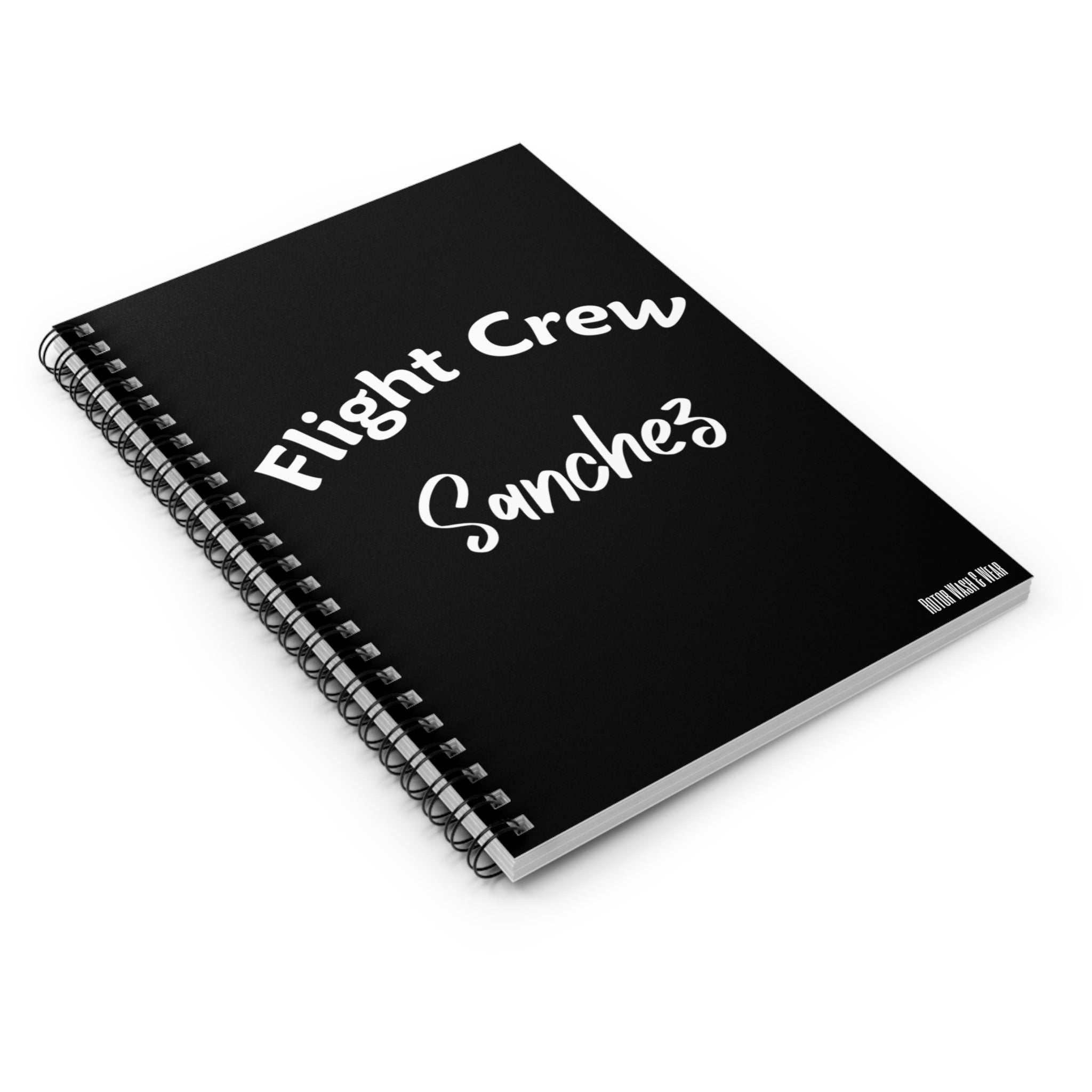 Custom "Flight Crew" Pocket Spiral Notebook