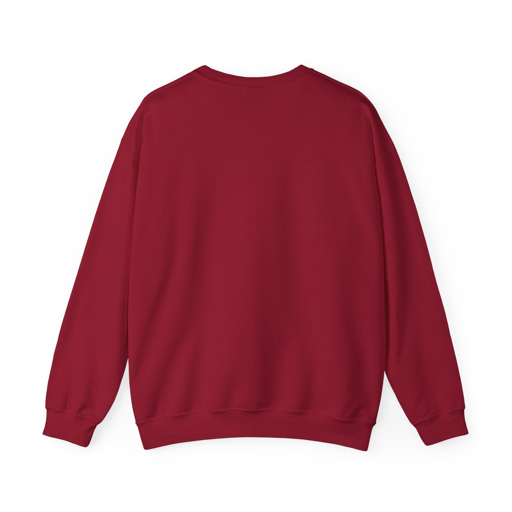 Red sweatshirt on a white background