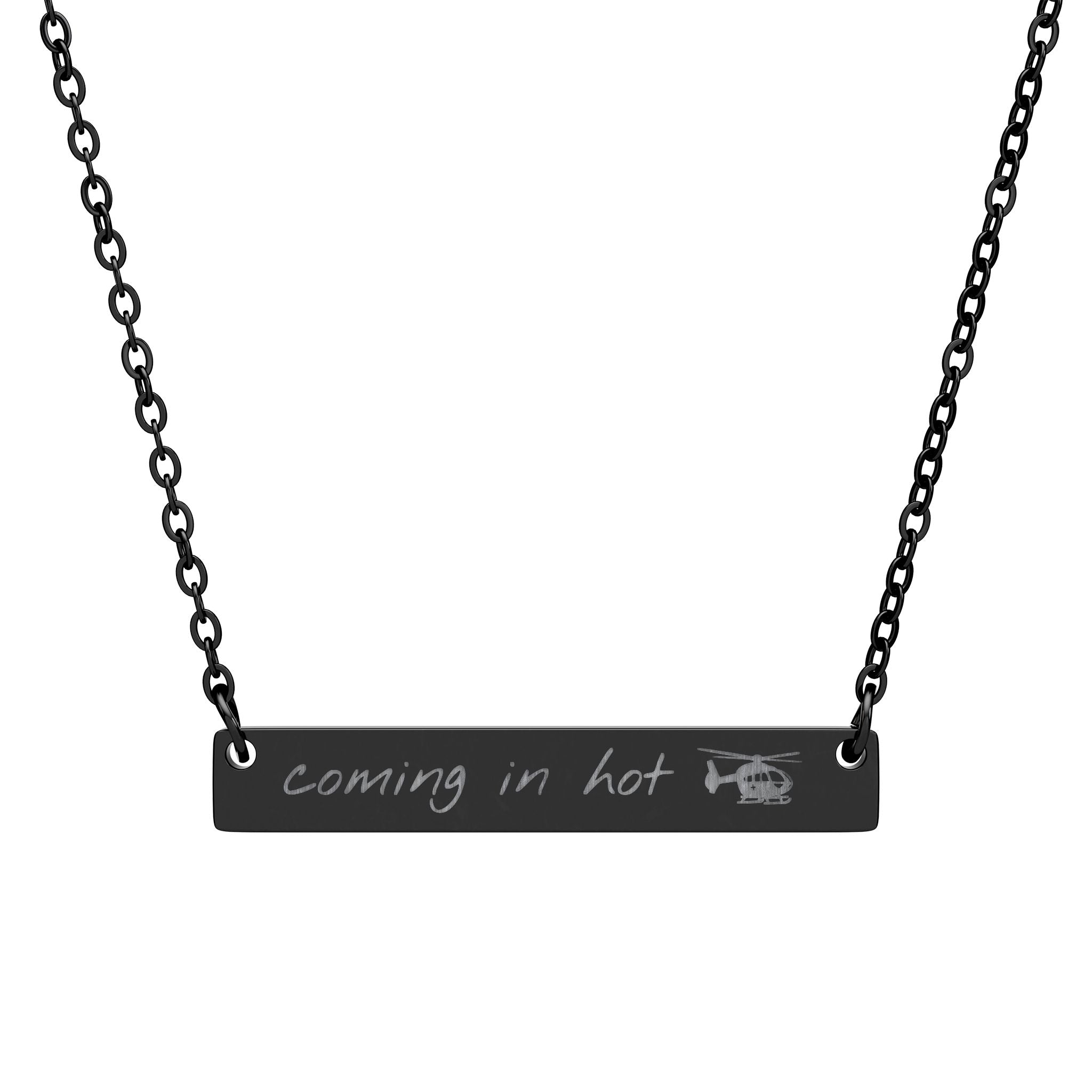Coming in Hot Bar Necklace