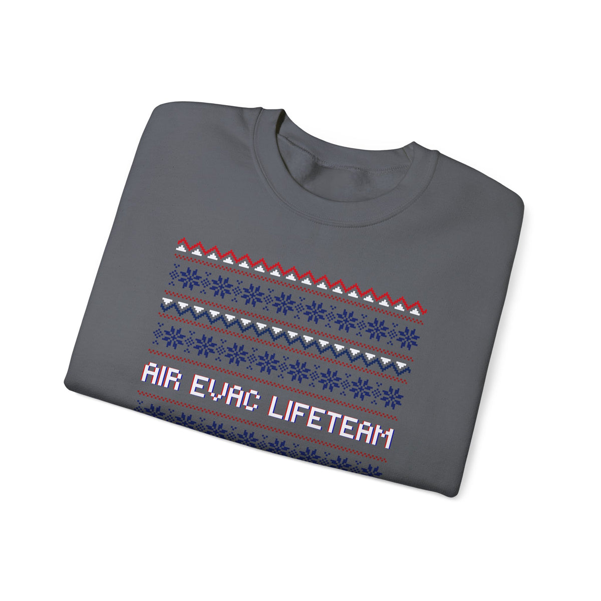 Air Evac Lifeteam Ugly Holiday Crewneck Sweatshirt