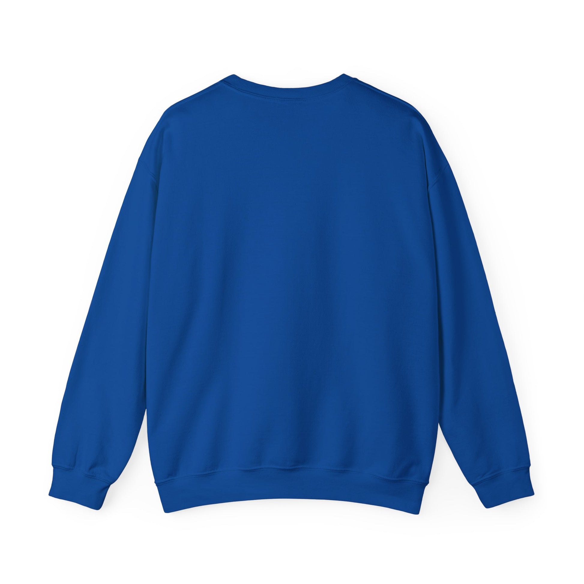 Blue sweatshirt on a white background