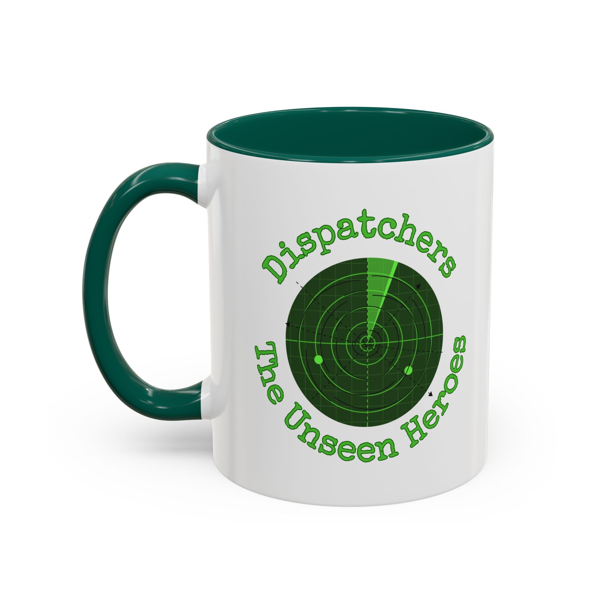 Dispatchers – The Unseen Heroes Accent Coffee Mug