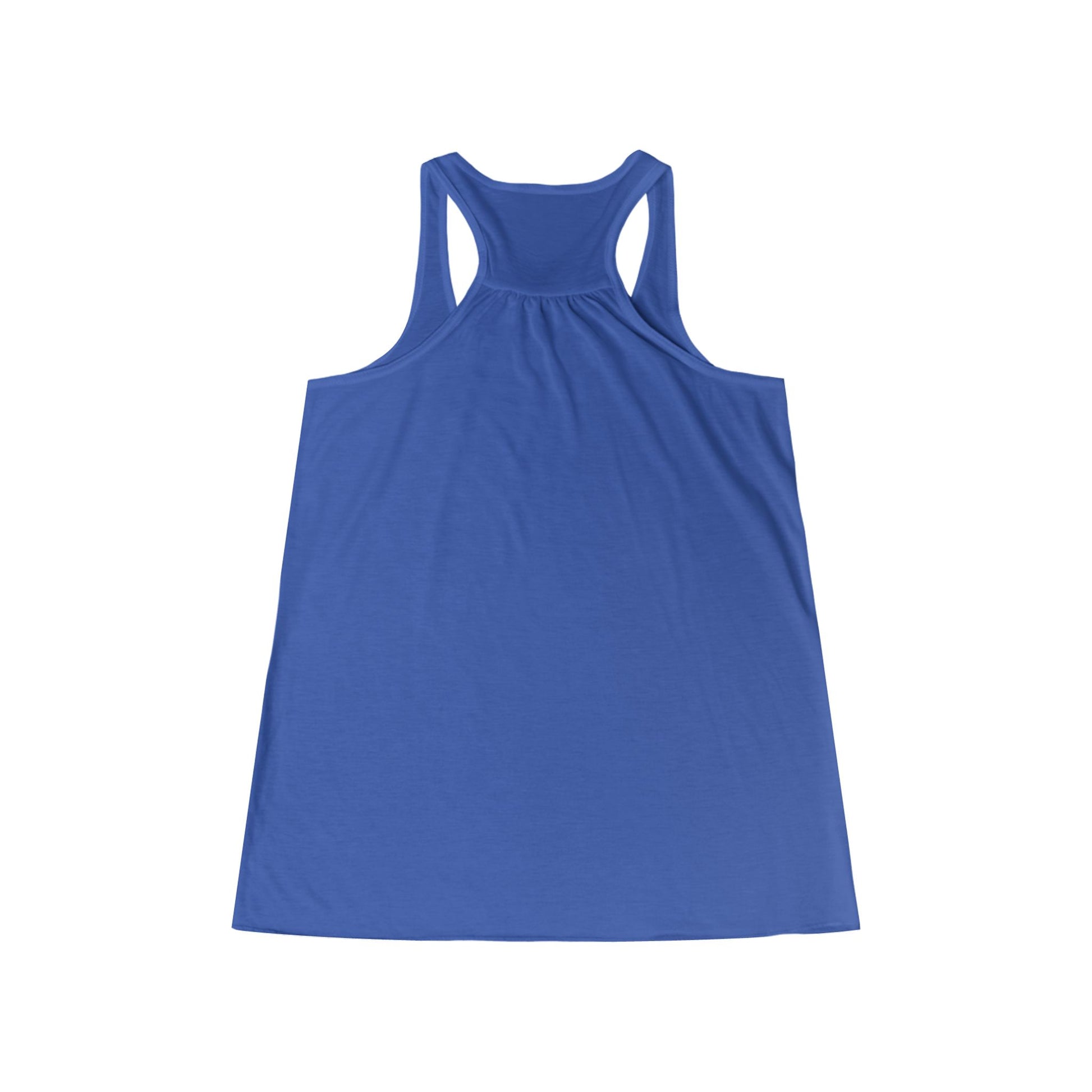Blue tank top on a white background