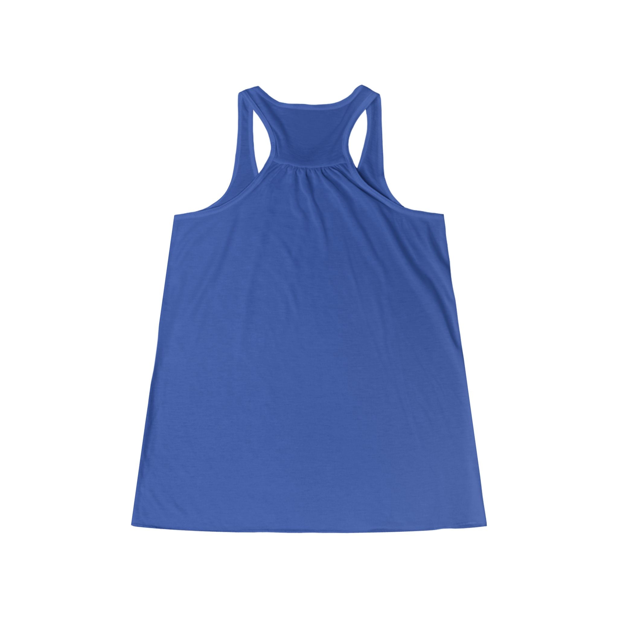 Blue tank top on a white background