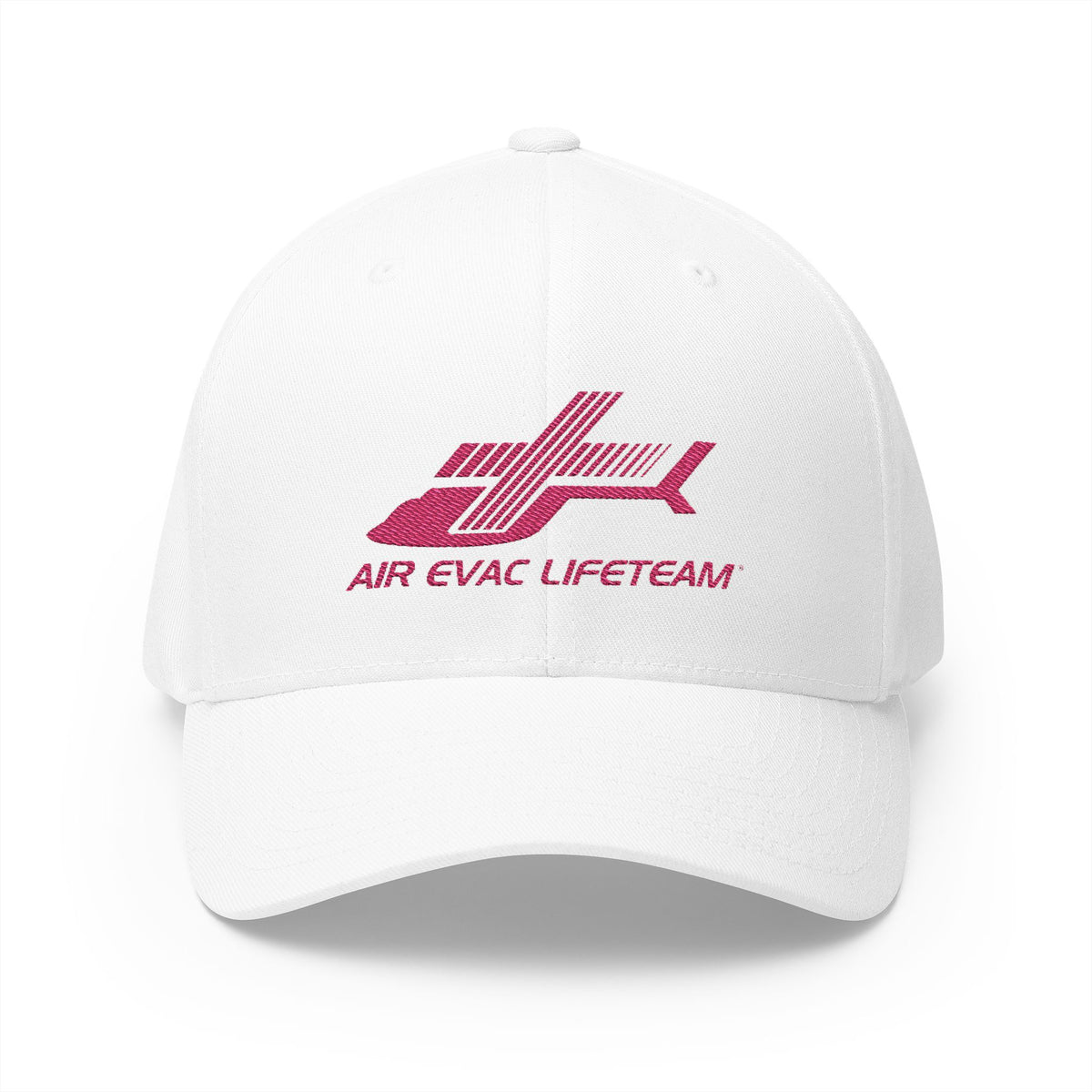 Pink Embroidered Air Evac Flexfit Hat