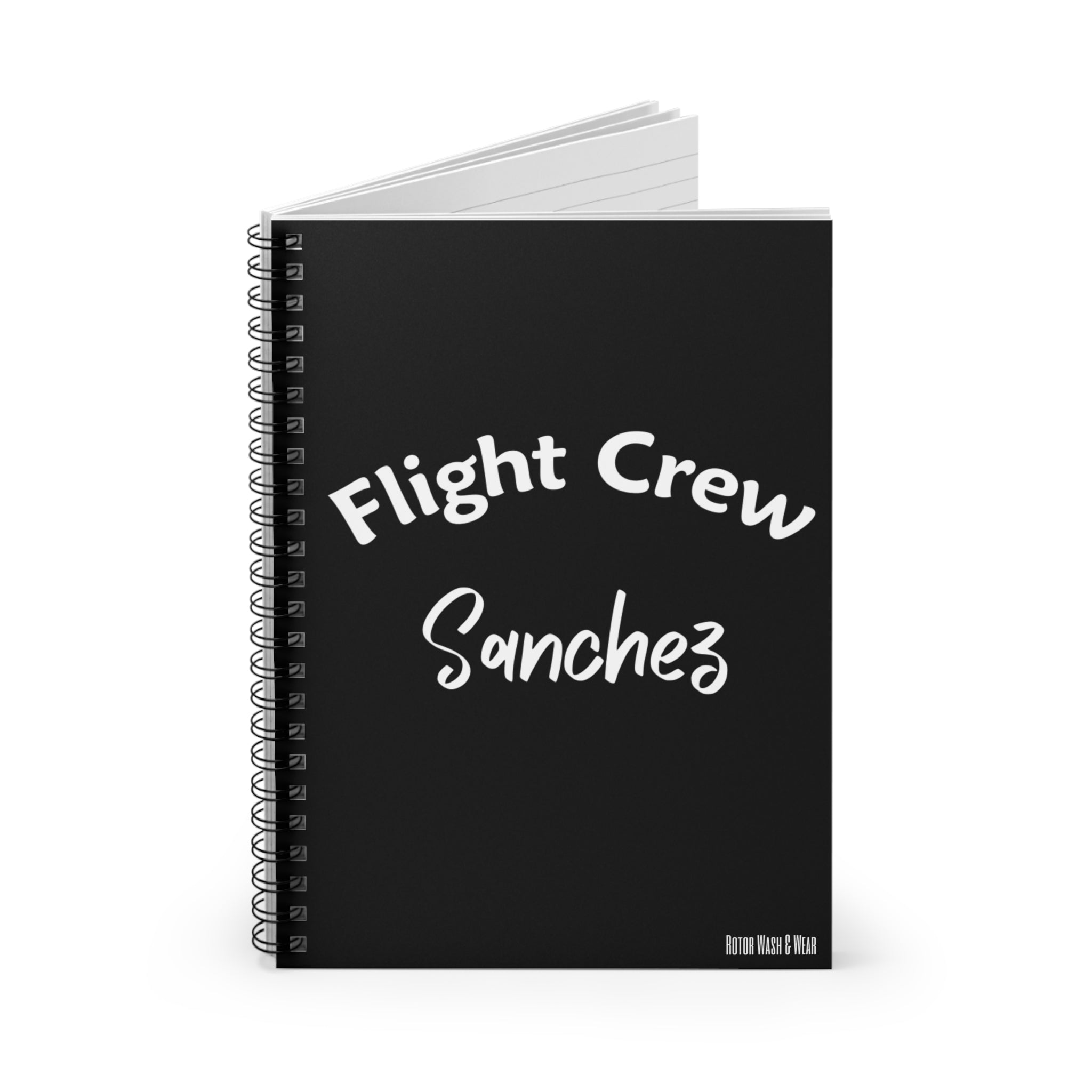 Custom "Flight Crew" Pocket Spiral Notebook