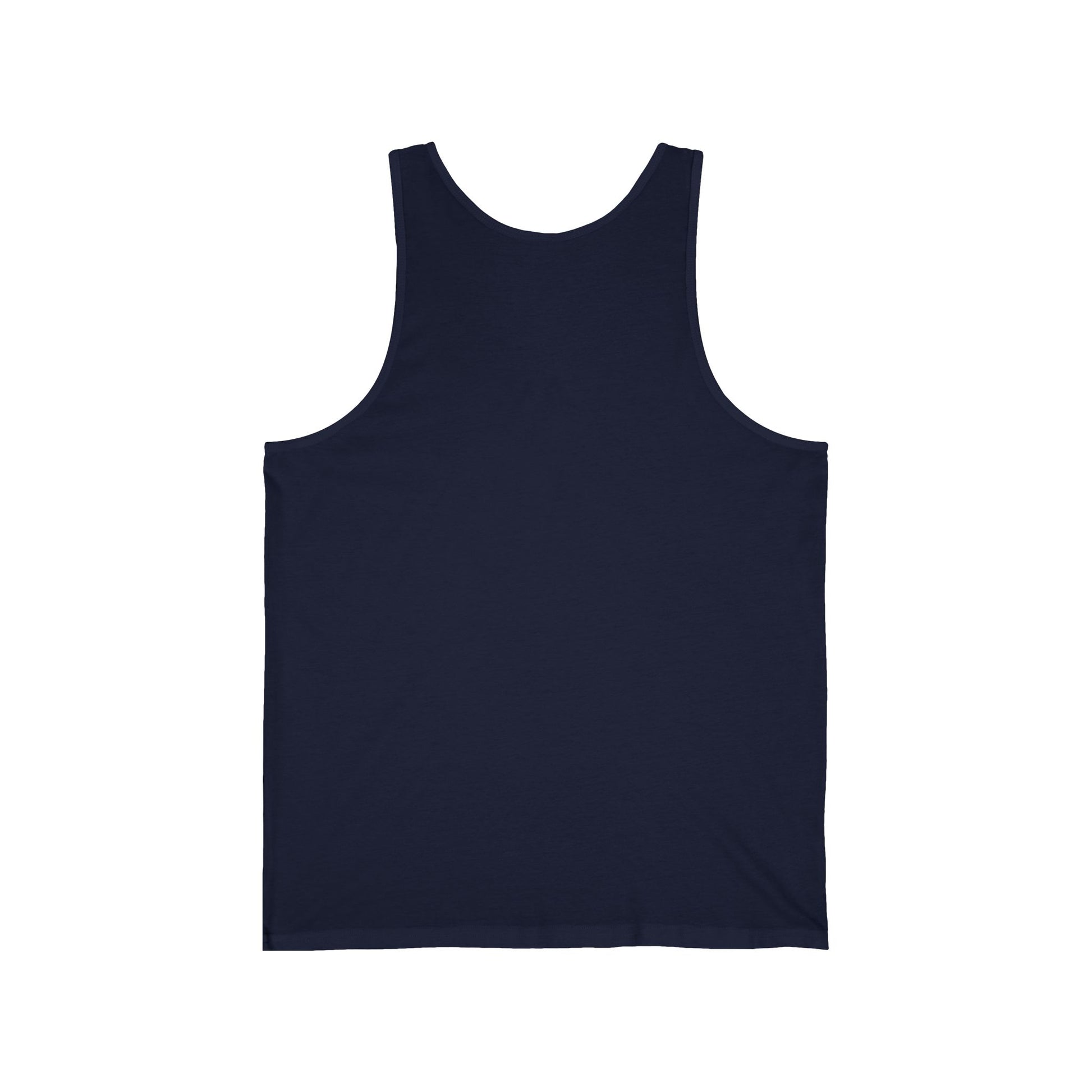 Navy tank top on a white background