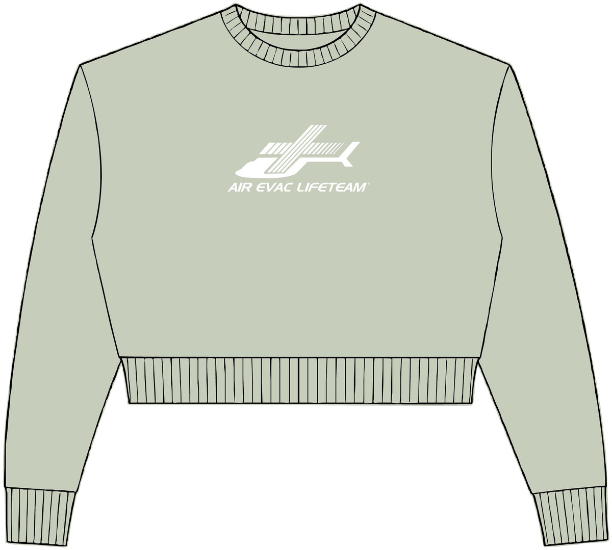 Women's Air Evac Lifeteam Cropped Crewneck Sweatshirt