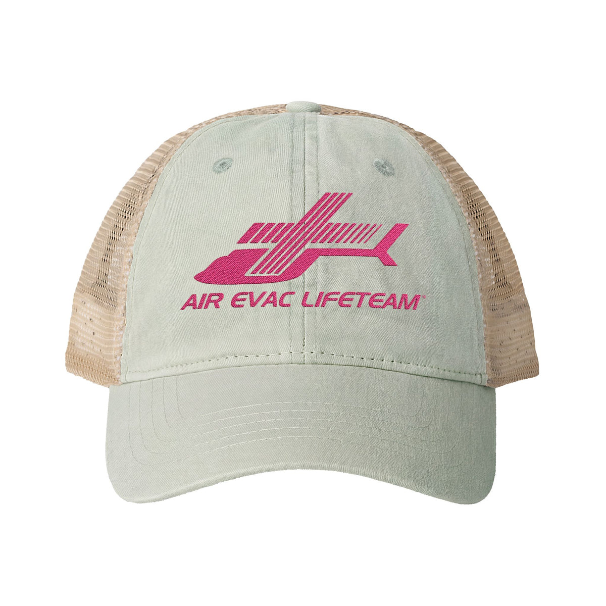 Pink October Women's Air Evac Lifeteam Embroidered Trucker Hat