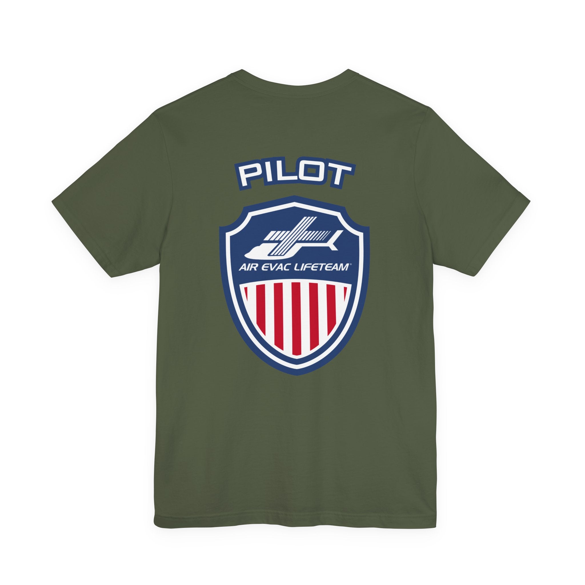 Patriotic Air Evac Lifeteam Shield Pilot Tee
