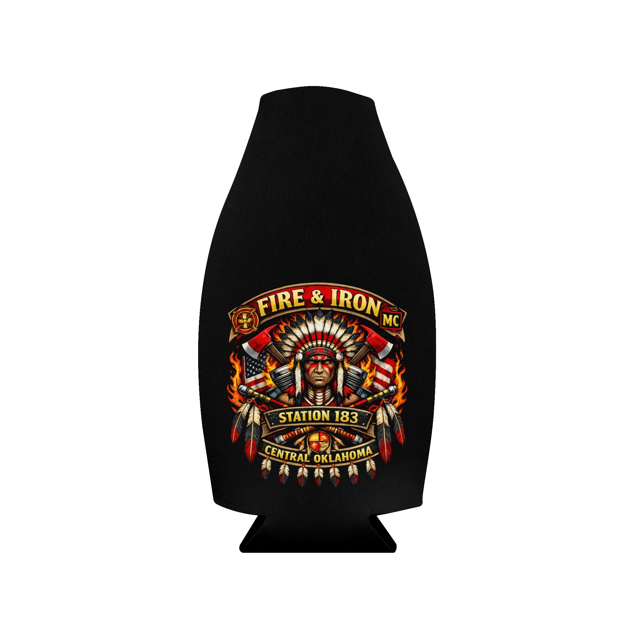 Fire & Iron MC Station 183 Bottle Cooler Sleeve