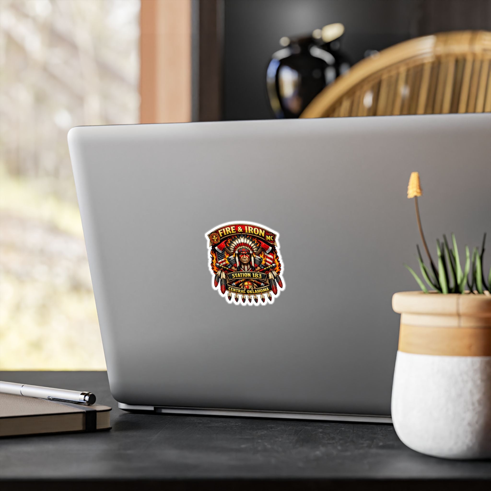 Fire & Iron MC Station 183 Decal Sticker