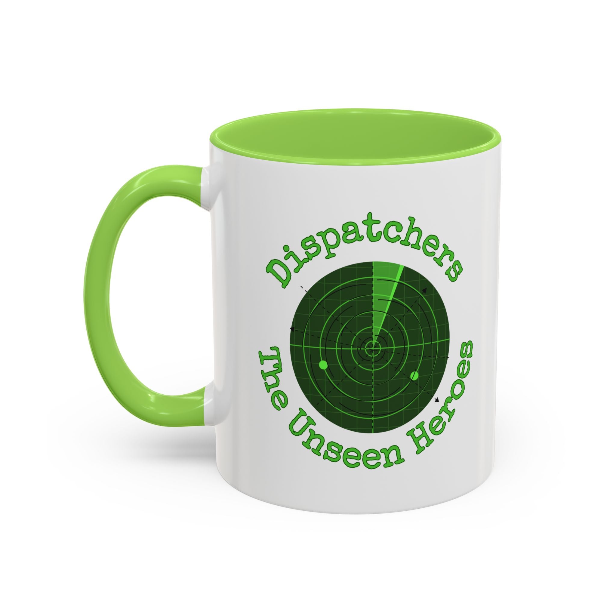 Dispatchers – The Unseen Heroes Accent Coffee Mug