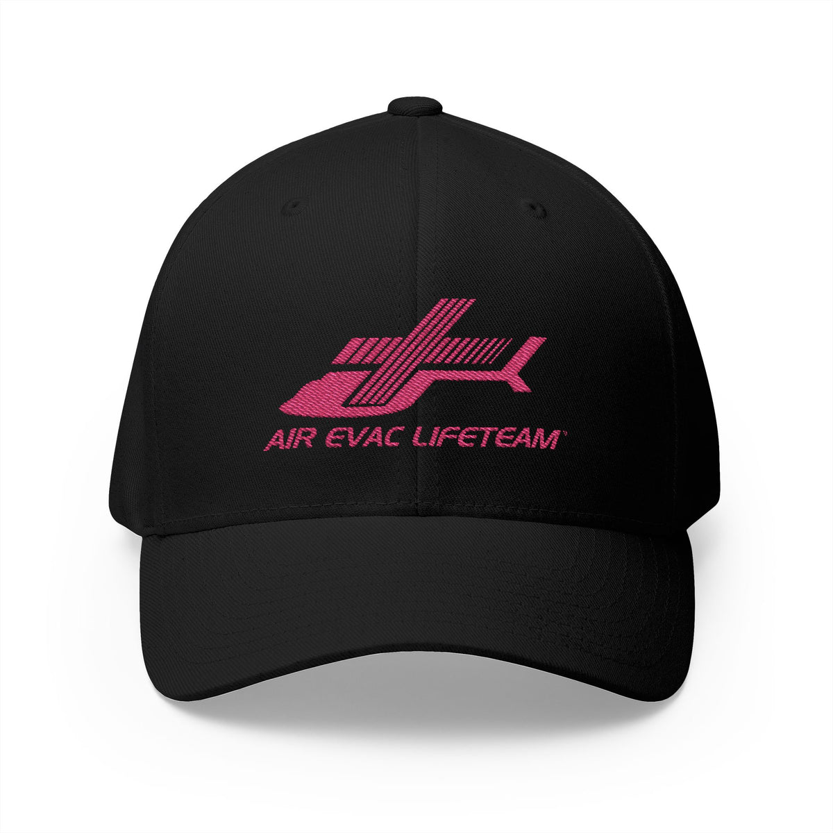 Pink Embroidered Air Evac Flexfit Hat