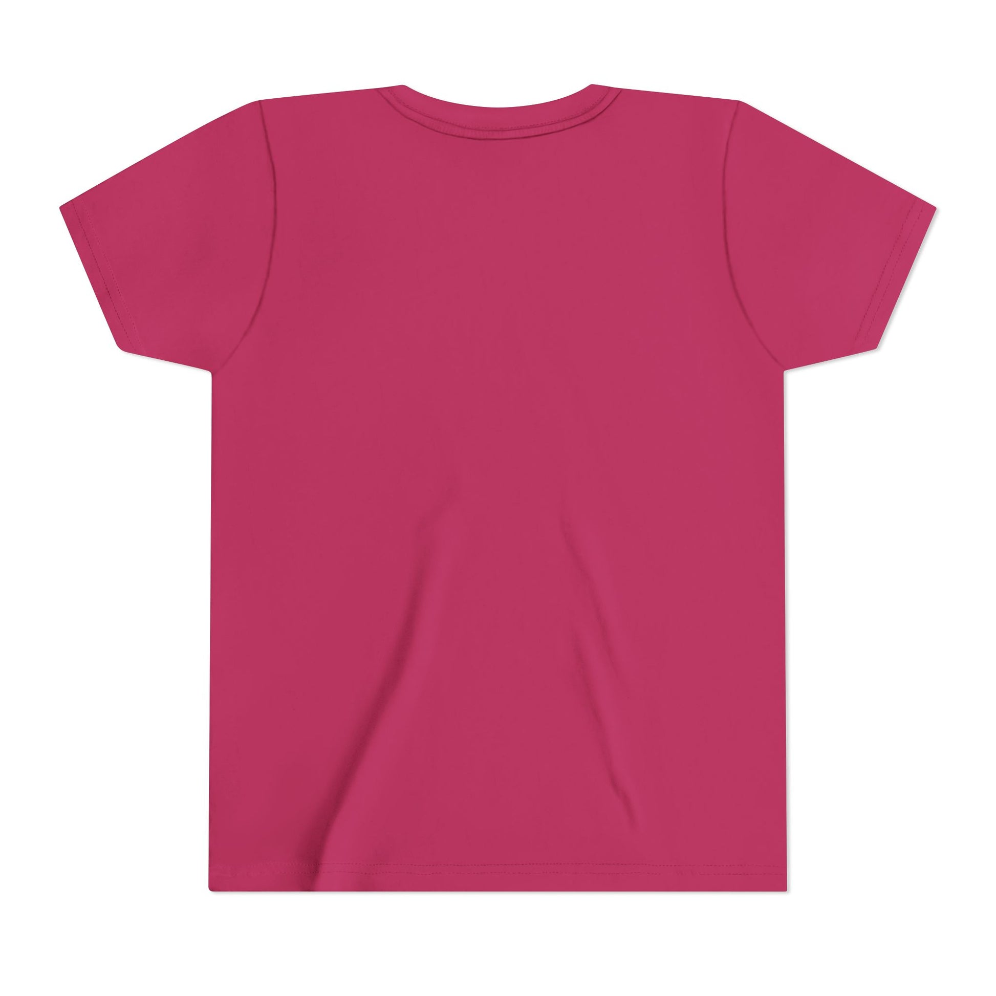 Pink t-shirt on a white background
