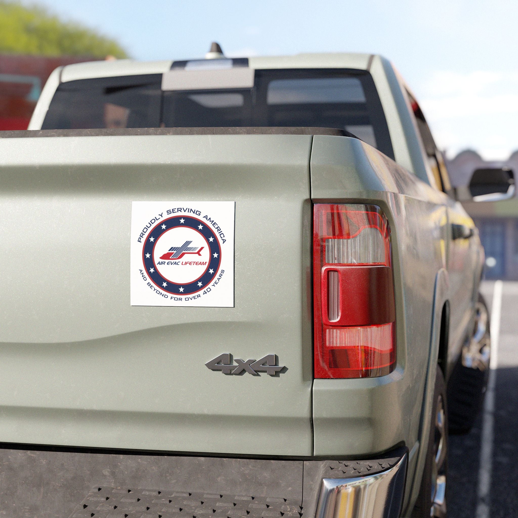 Patriotic Air Evac Lifeteam Magnet