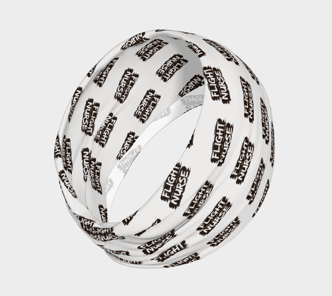 Pale Gray Flight Nurse Headband