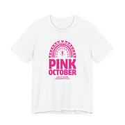 Pink October Breast Cancer Awareness Jersey Tee