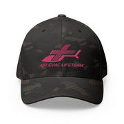 Pink Embroidered Air Evac Flexfit Hat